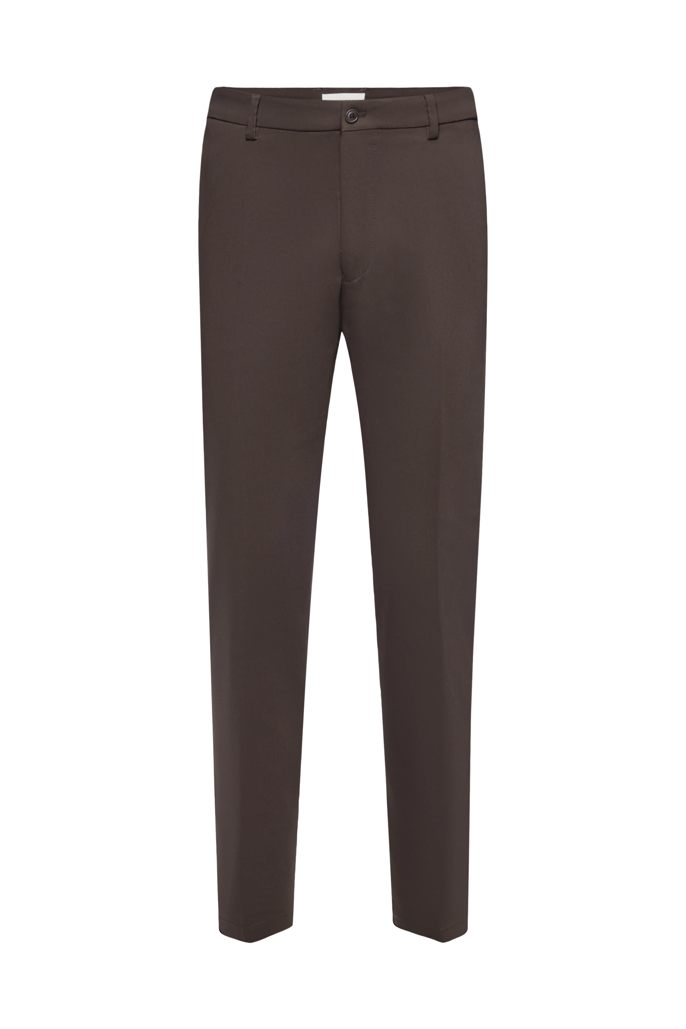 AJEND - Konfektionierte Hose in Technostretch-Satin - Herren - braun - Freisteller Frontansicht