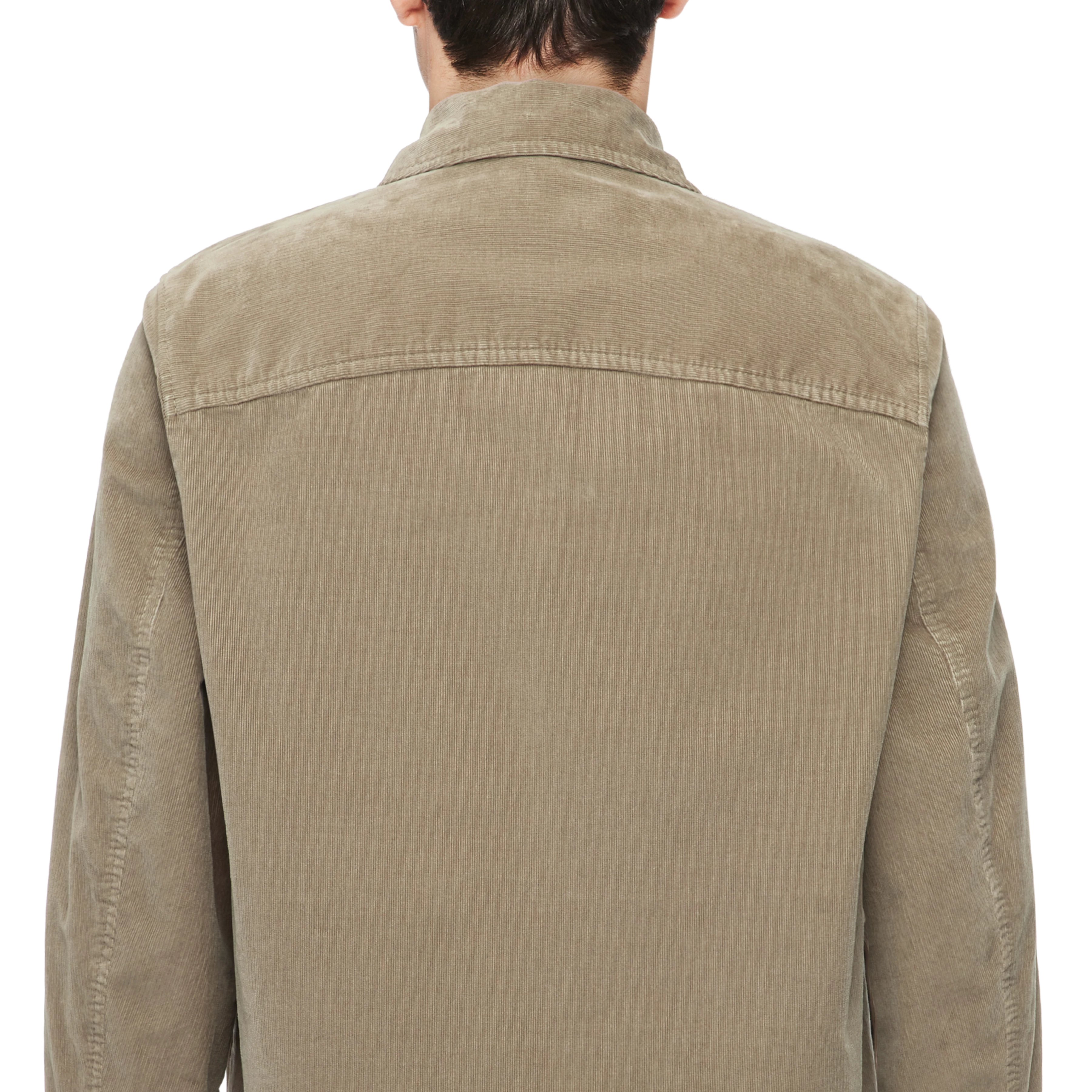 JERSON - Jacket in corduroy - men - brown - Detailansicht am Model