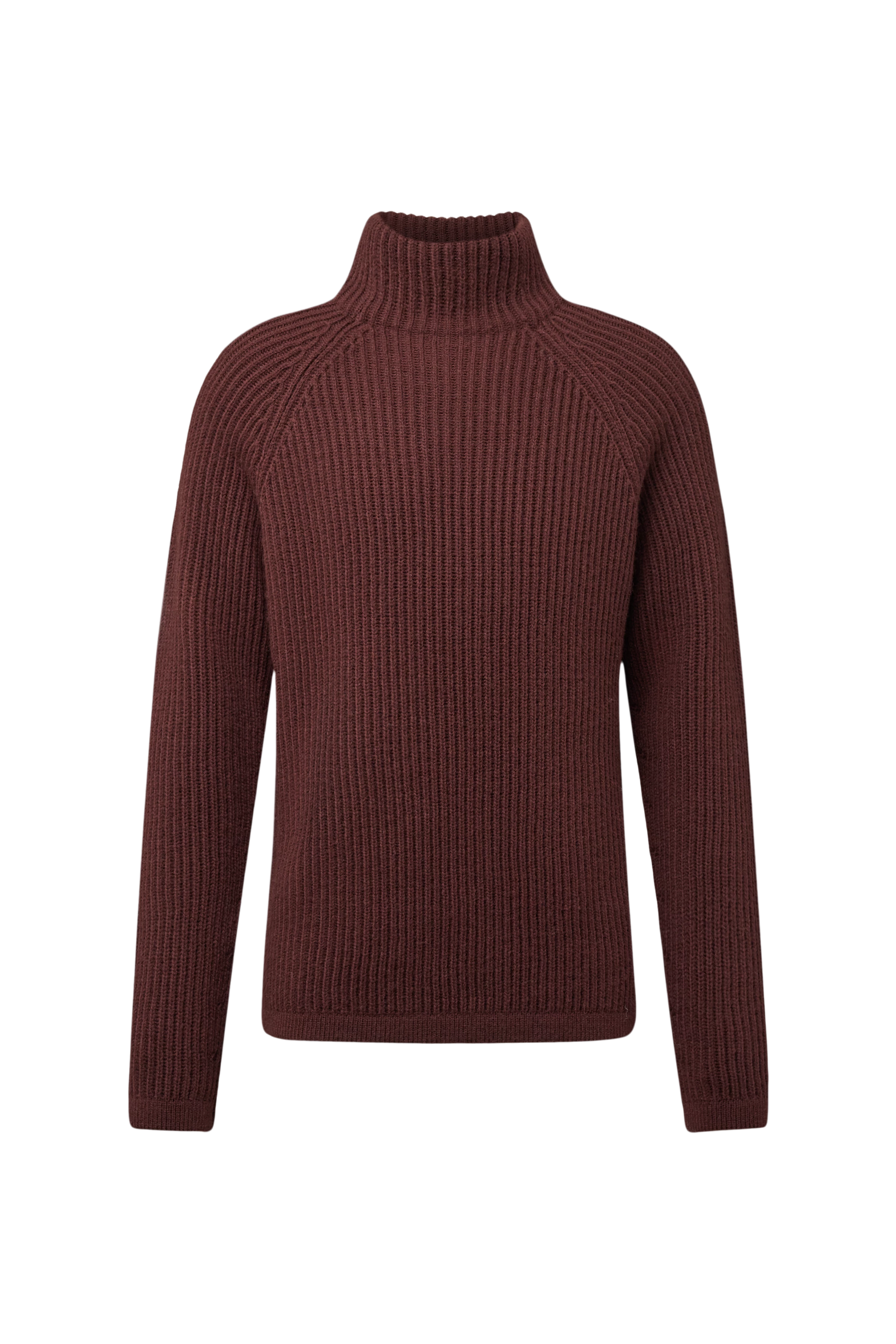 ARVID - Rollkragenpullover in Woll-Alpakamix - Herren - rot - Freisteller Frontansicht