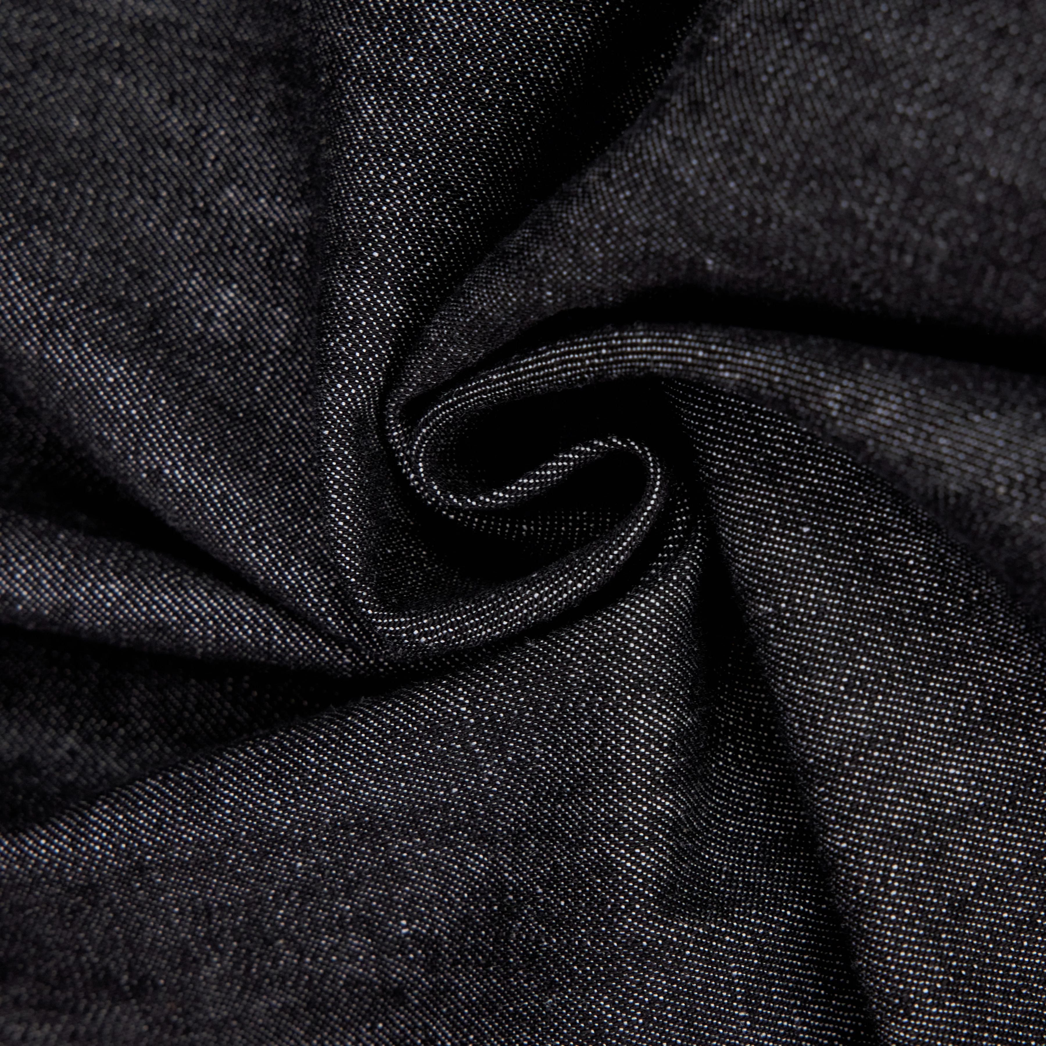 RECENT - Bermuda shorts in black denim - women - grey - Materialbild (B2C)