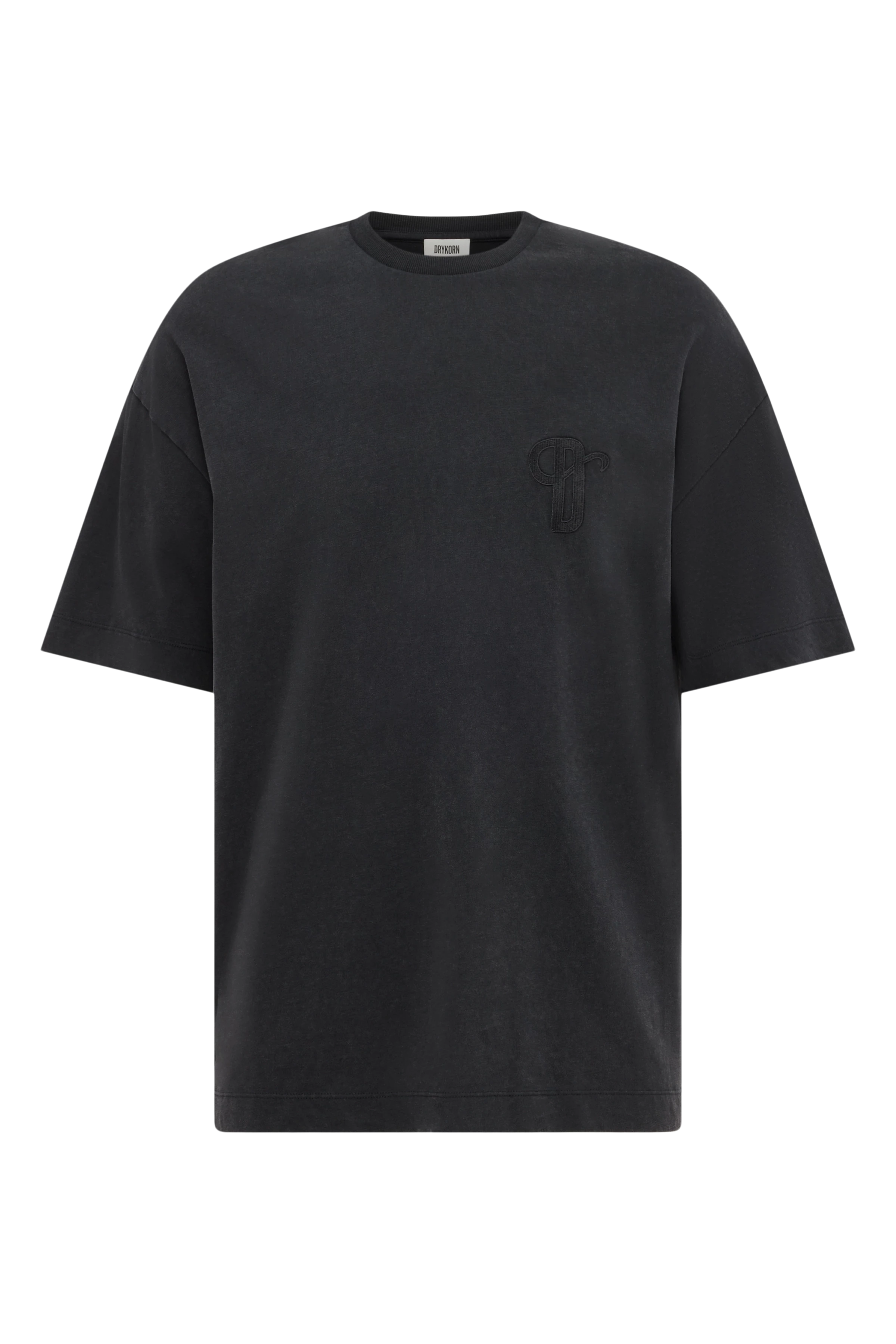 ANAYO_D - Lässiges T-Shirt in gewaschener Optik - Herren - grau - Freisteller Frontansicht