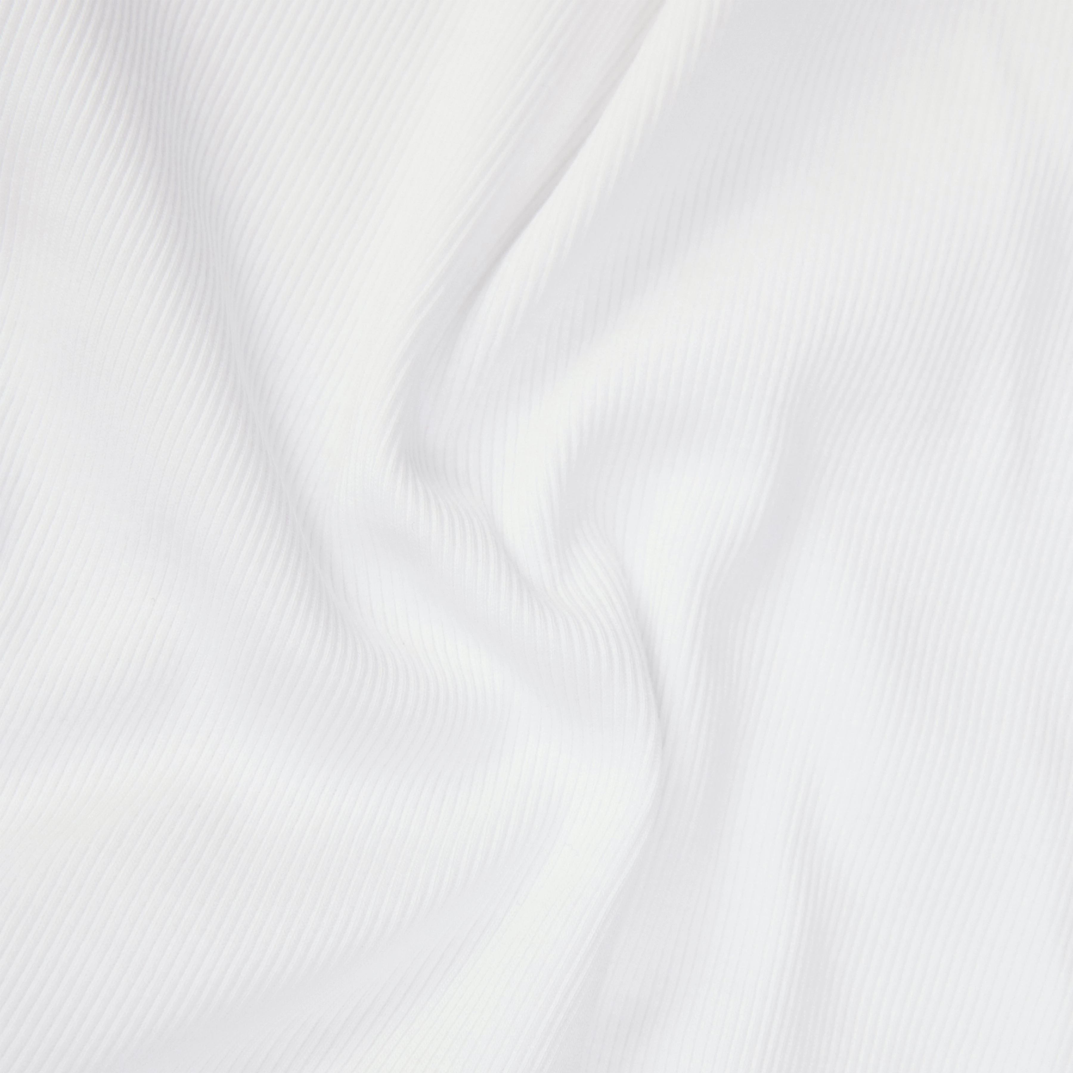 TIORA - Cropped cotton top with embroidered trim - women - white - Materialbild (B2C)