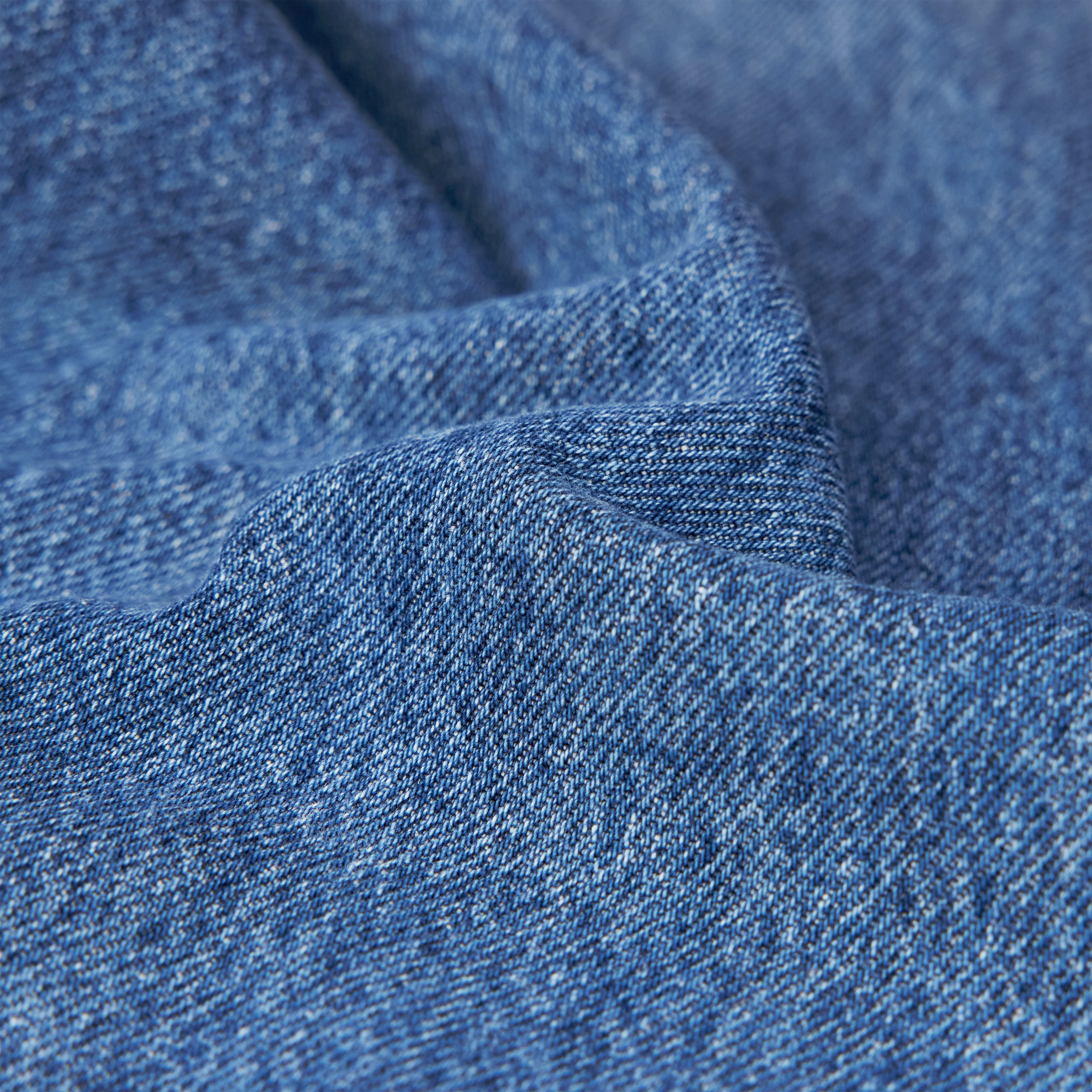 FLUNG - Mid-Waist Jeans - Damen - blau - Materialbild (B2C)