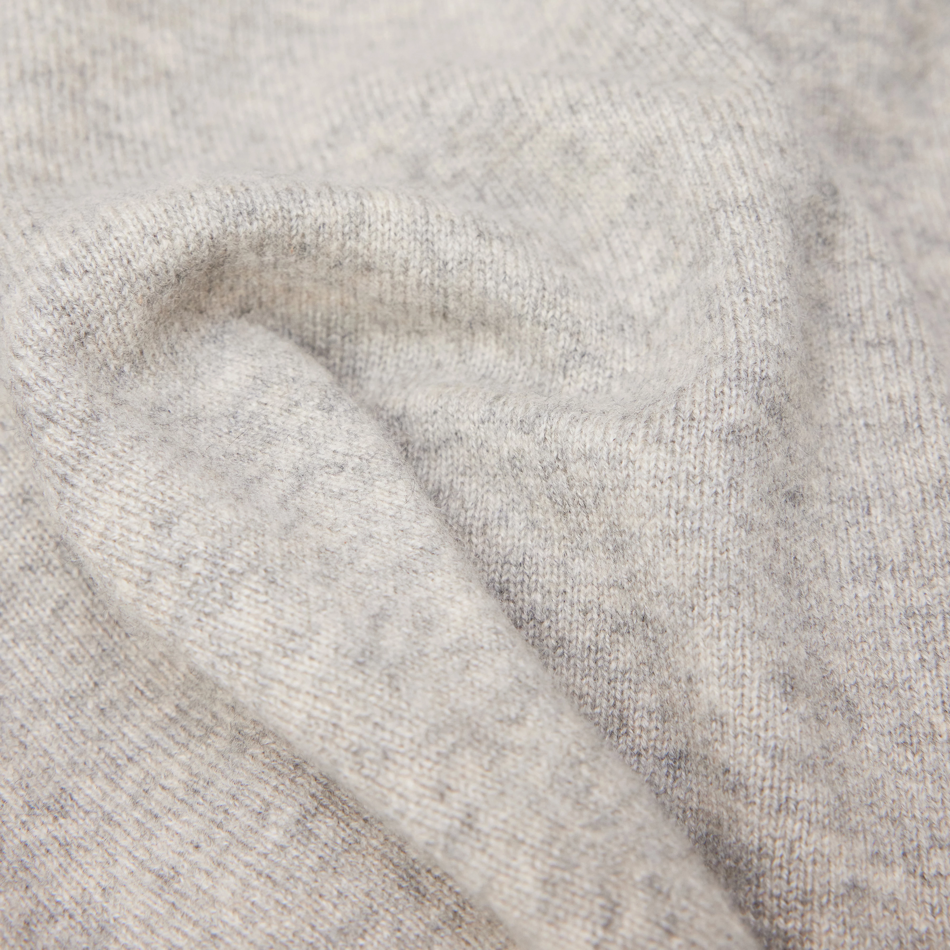 MALESE - Verkürzter Pullover in 100% Kaschmir - Damen - beige - Materialbild (B2C)