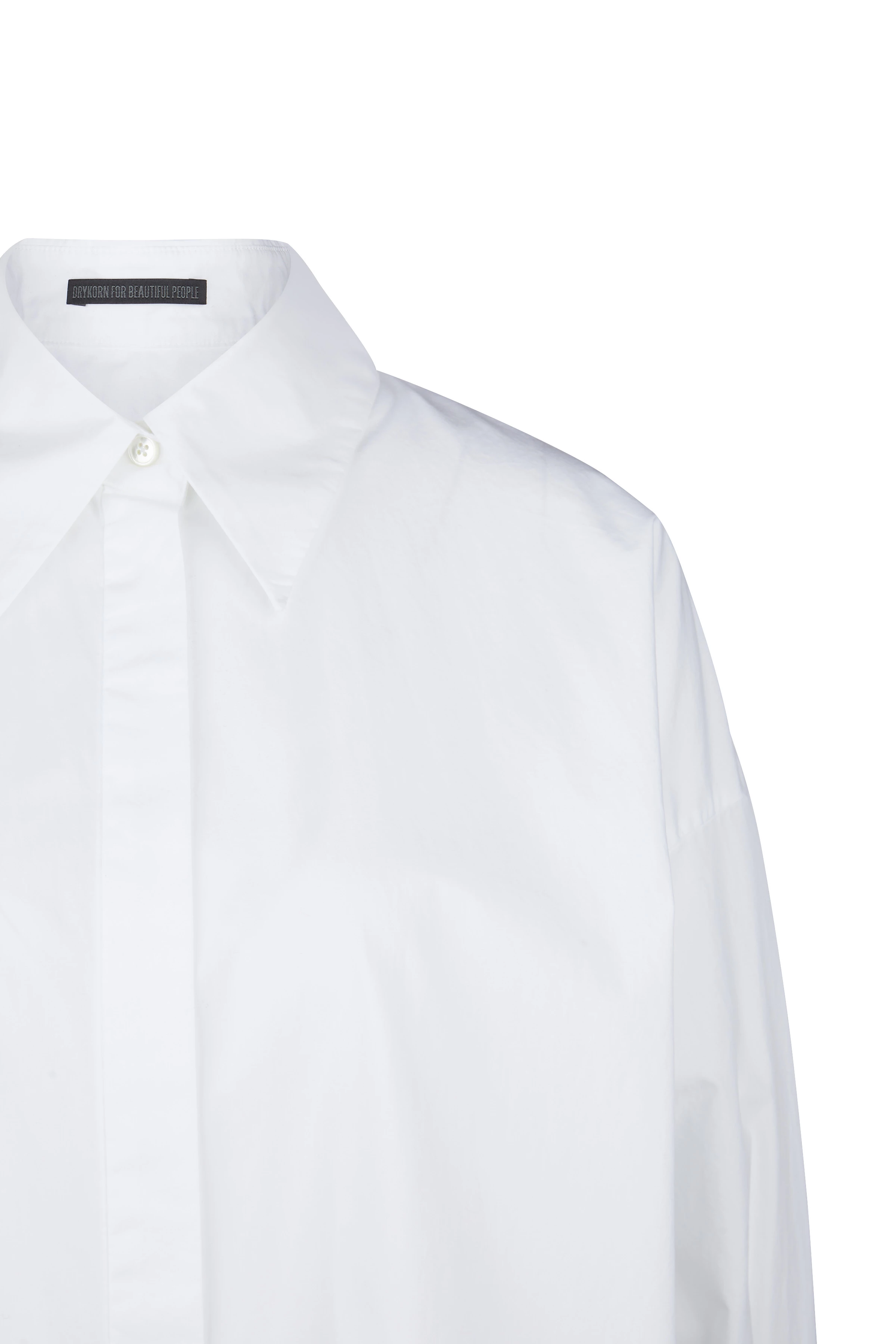 CEARA - Poplin Hemdbluse - Damen - weiß - Freisteller Detailansicht