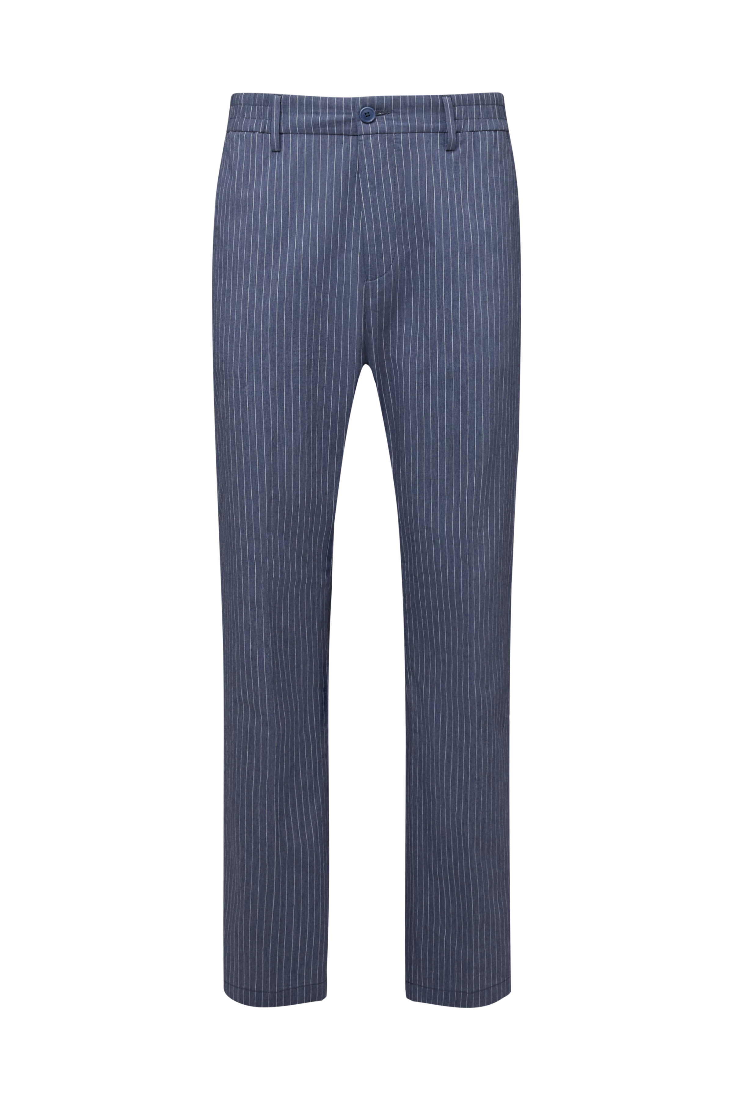 GARONA_B - Casual chino in cotton blend - men - blue - Freisteller Frontansicht
