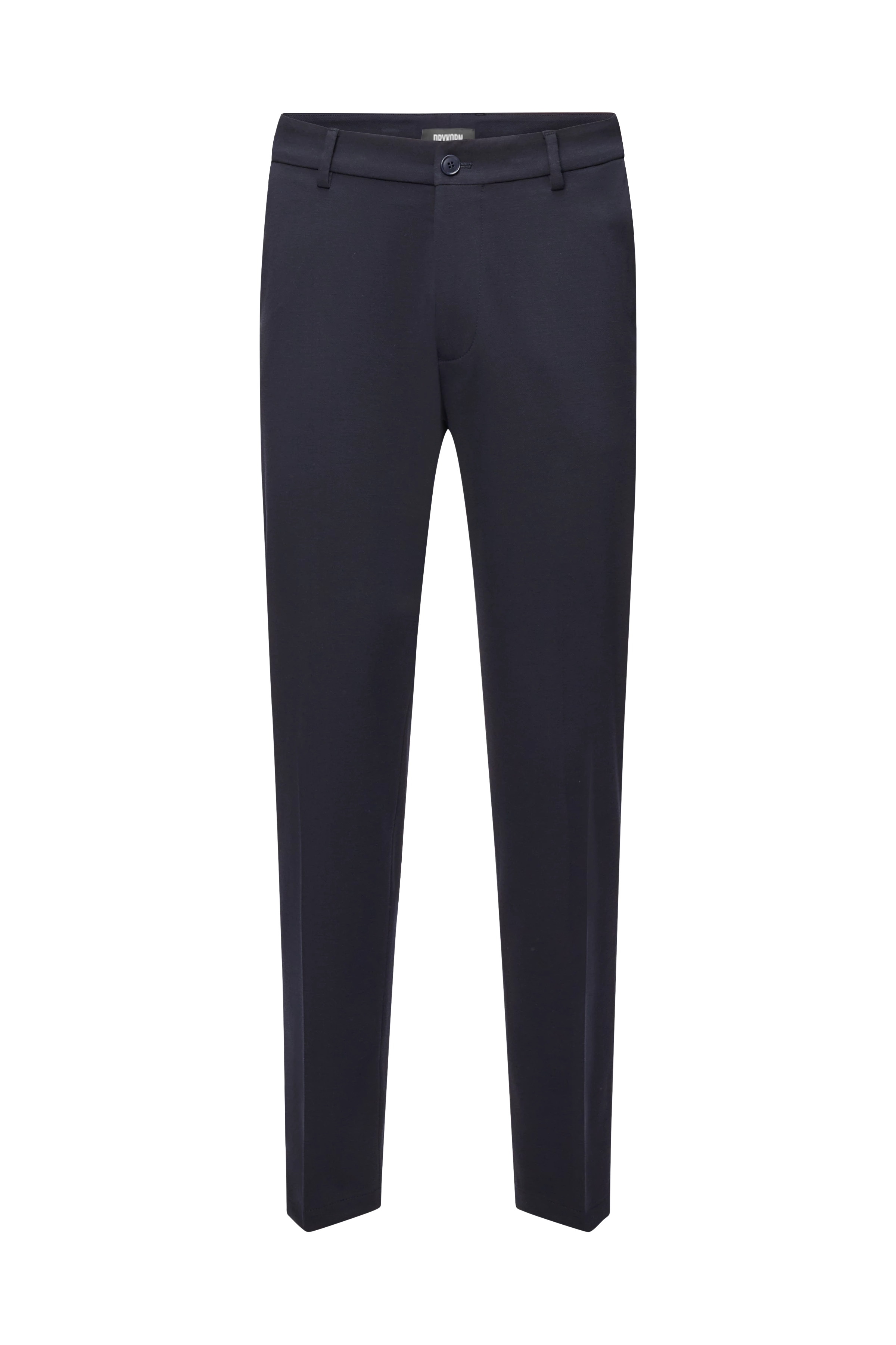 AJEND_SK - Ready-made slim-fit trousers in nylon jersey - men - blue - Freisteller Frontansicht