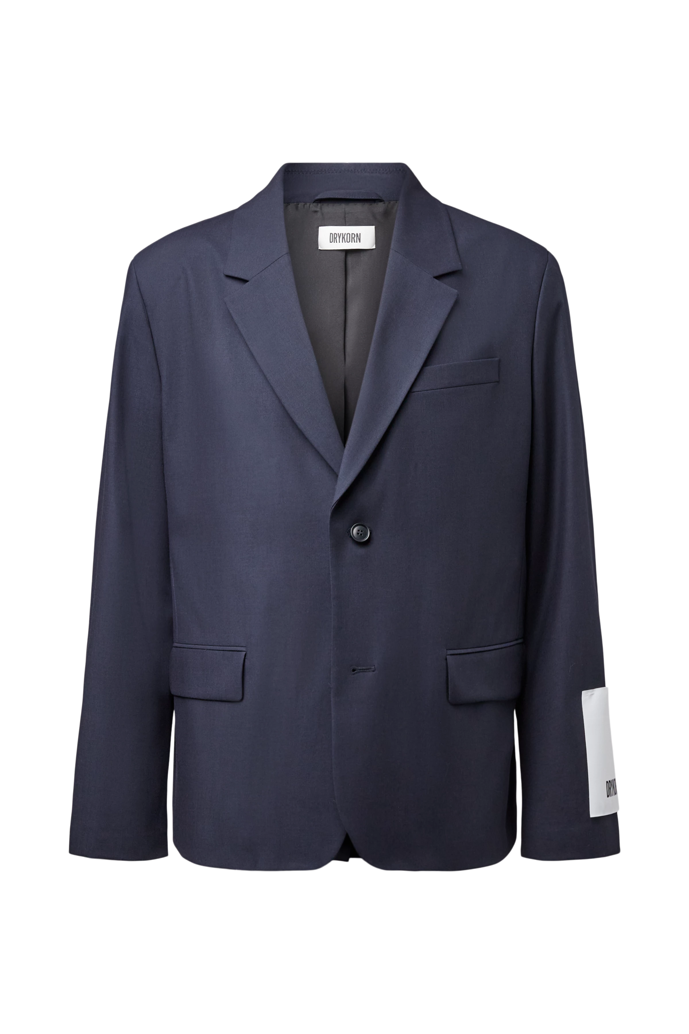 CORAY - Relaxed Fit Blazer in Wool Blend - men - blue - Freisteller Frontansicht
