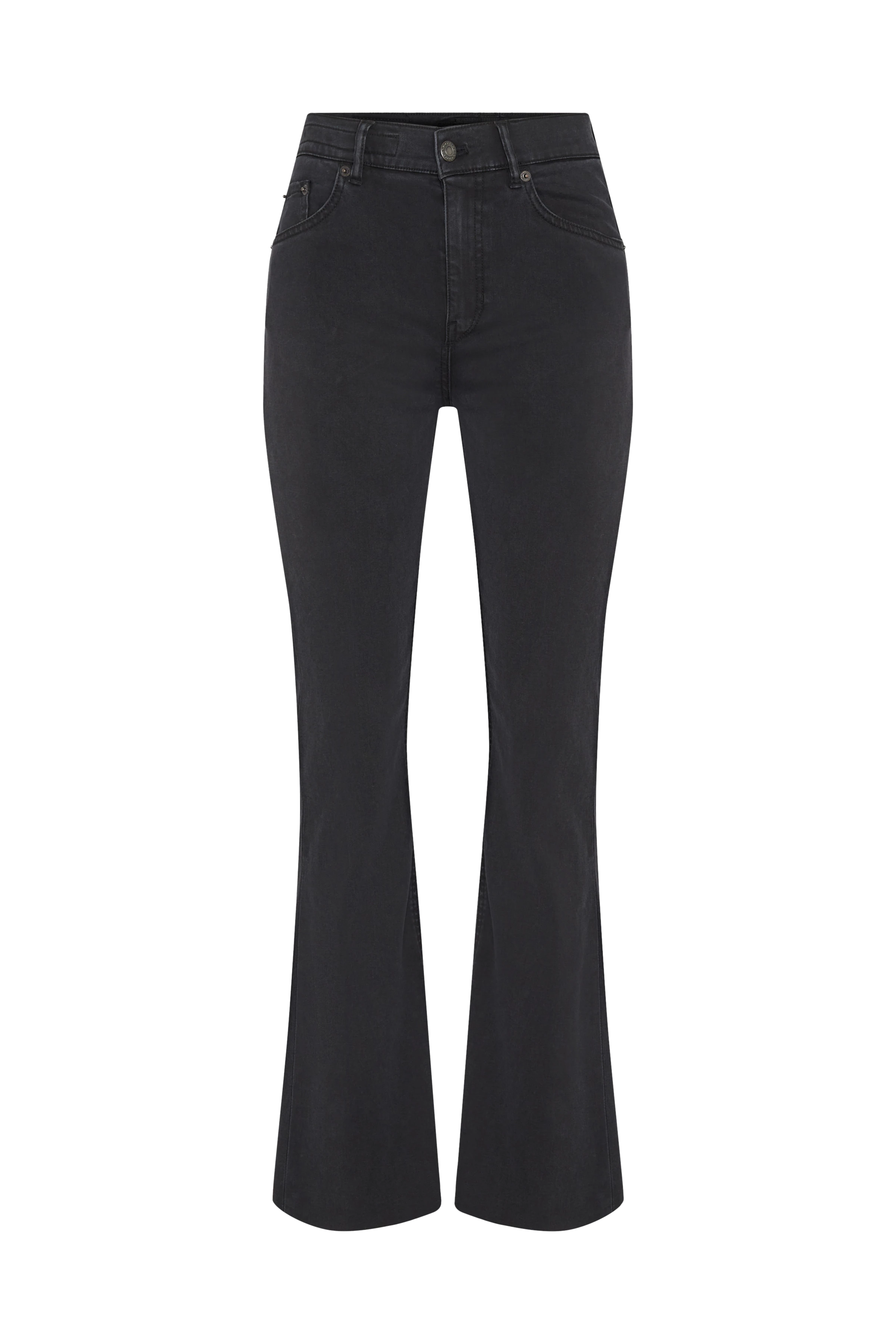 FAR - High-Waist Skinny in super-stretch Denim - Damen - schwarz - Freisteller Frontansicht
