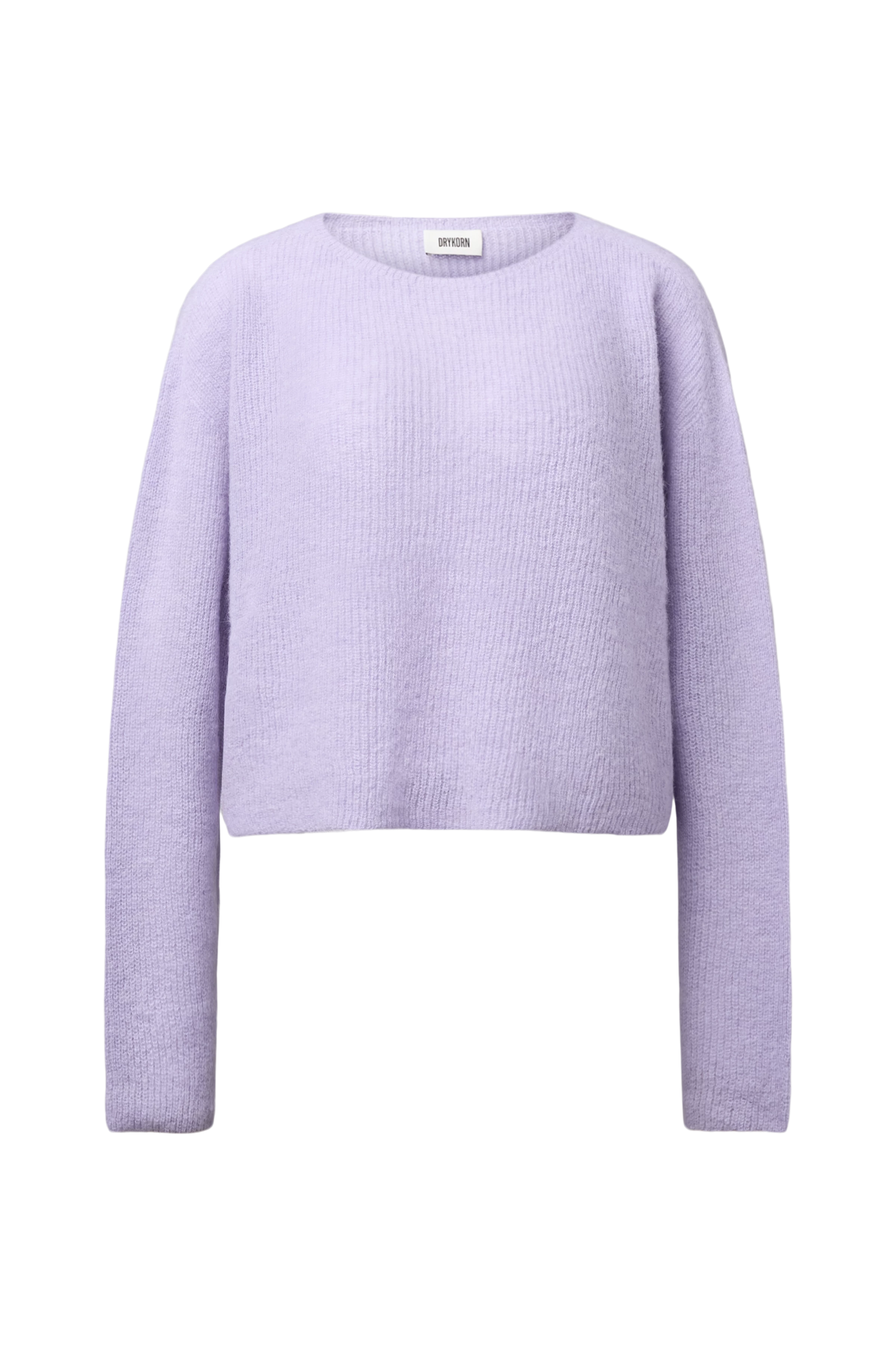 IMENY - Pull court en mélange alpaga Suri luxe - women - violet - Freisteller Frontansicht