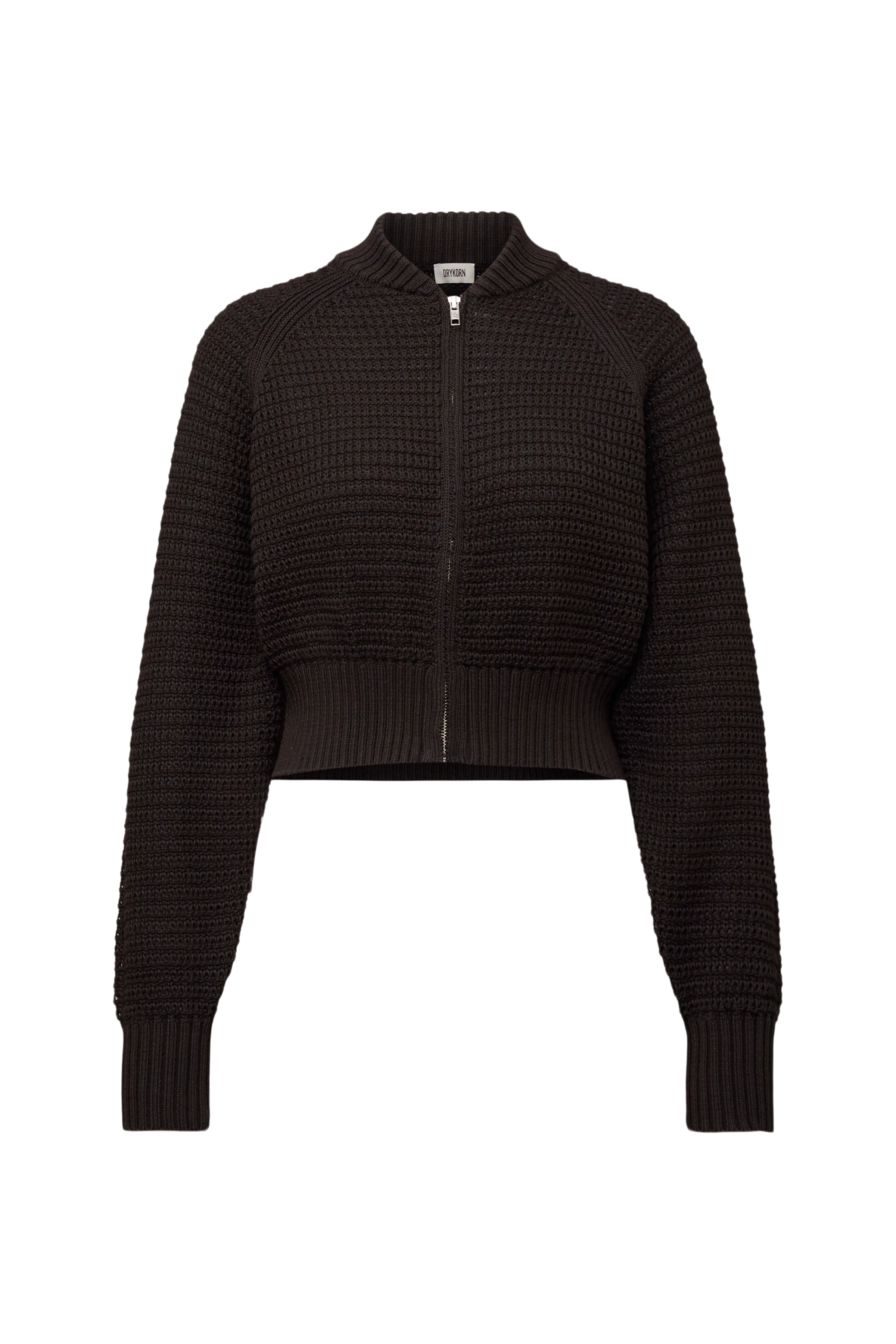 SILSY - Oversized cotton cardigan - women - brown - Freisteller Frontansicht