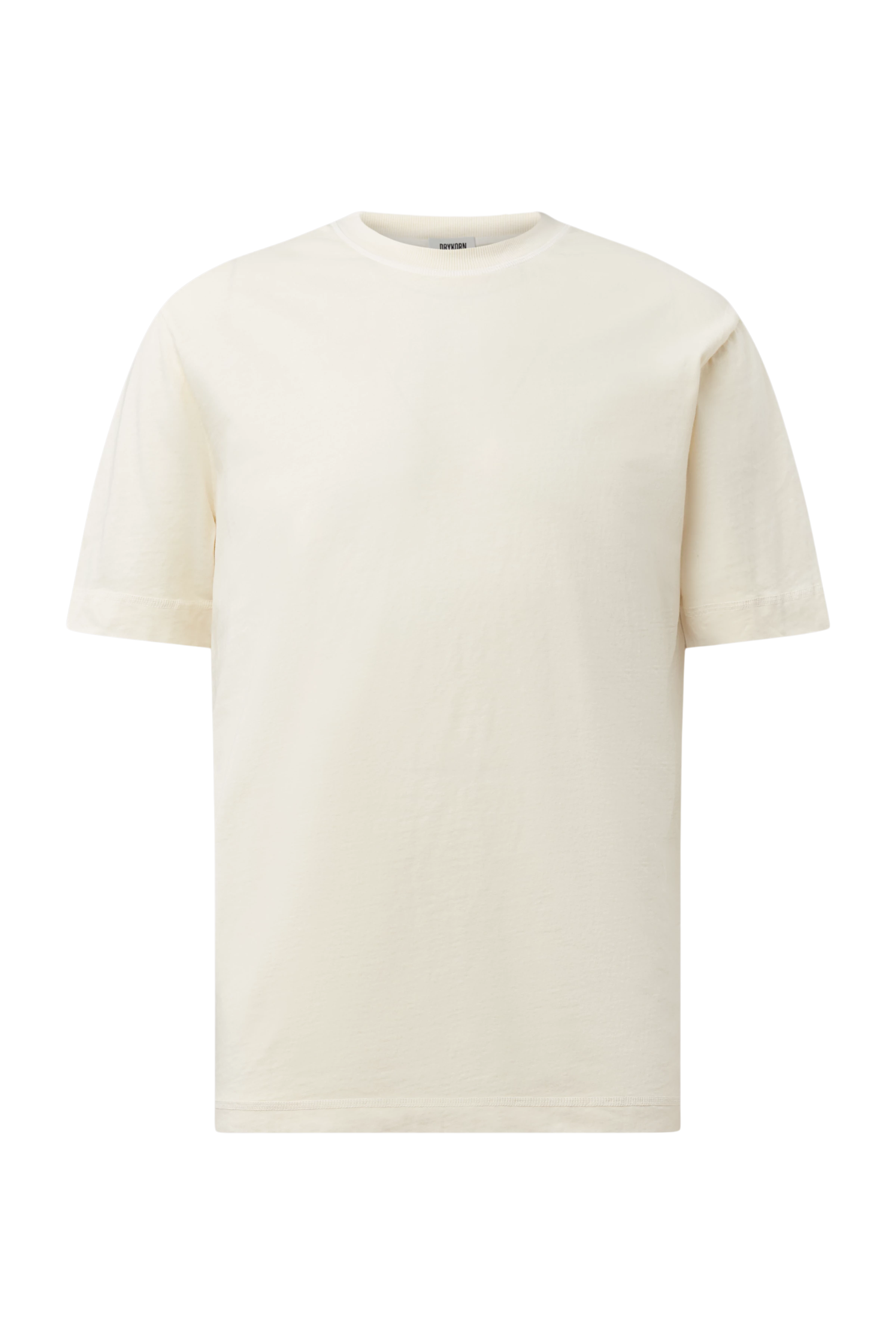 RAPHAEL - T-Shirt in gewaschener Optik - Herren - beige - Freisteller Frontansicht