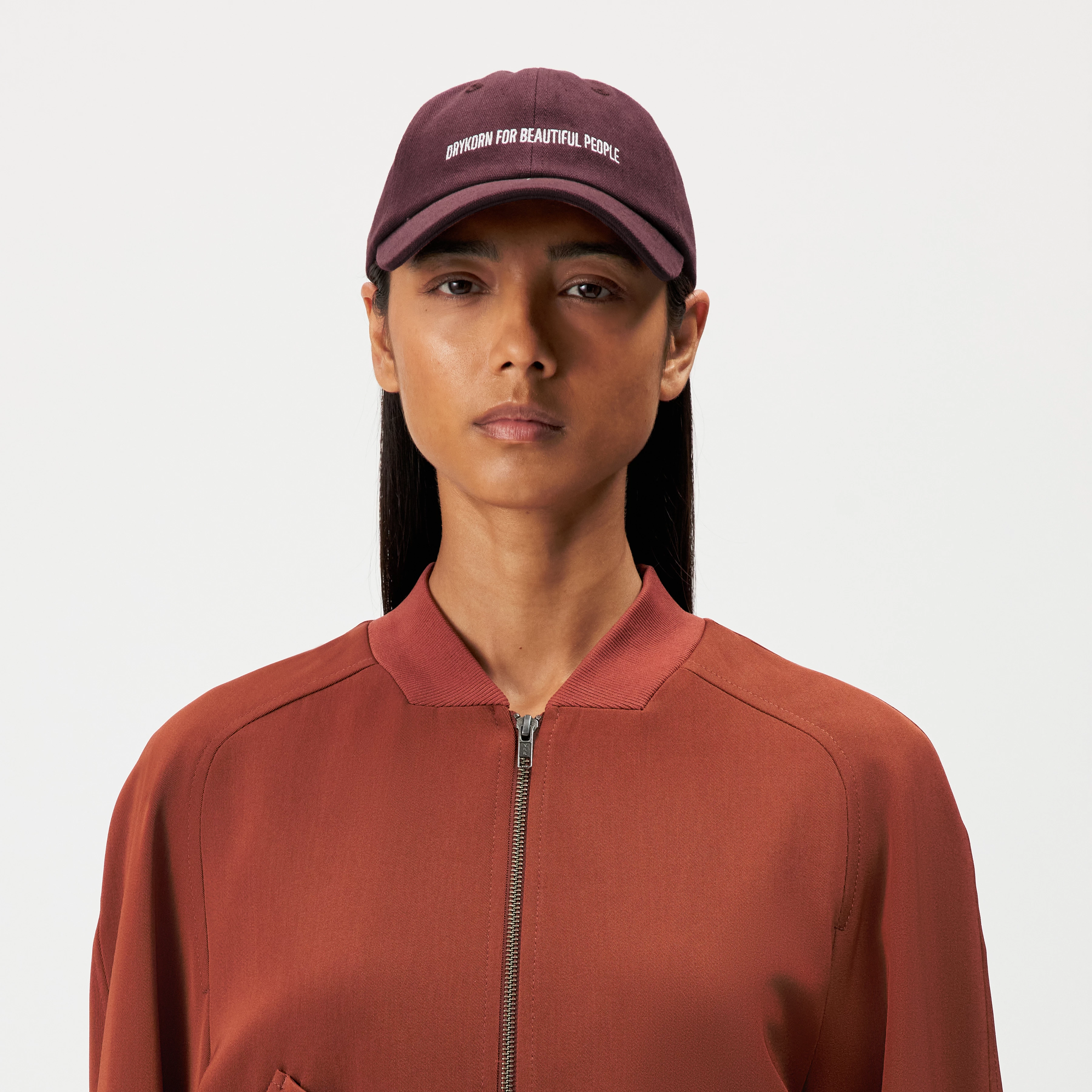 JESPER - Pet in katoen - unisex - rood - Frontansicht