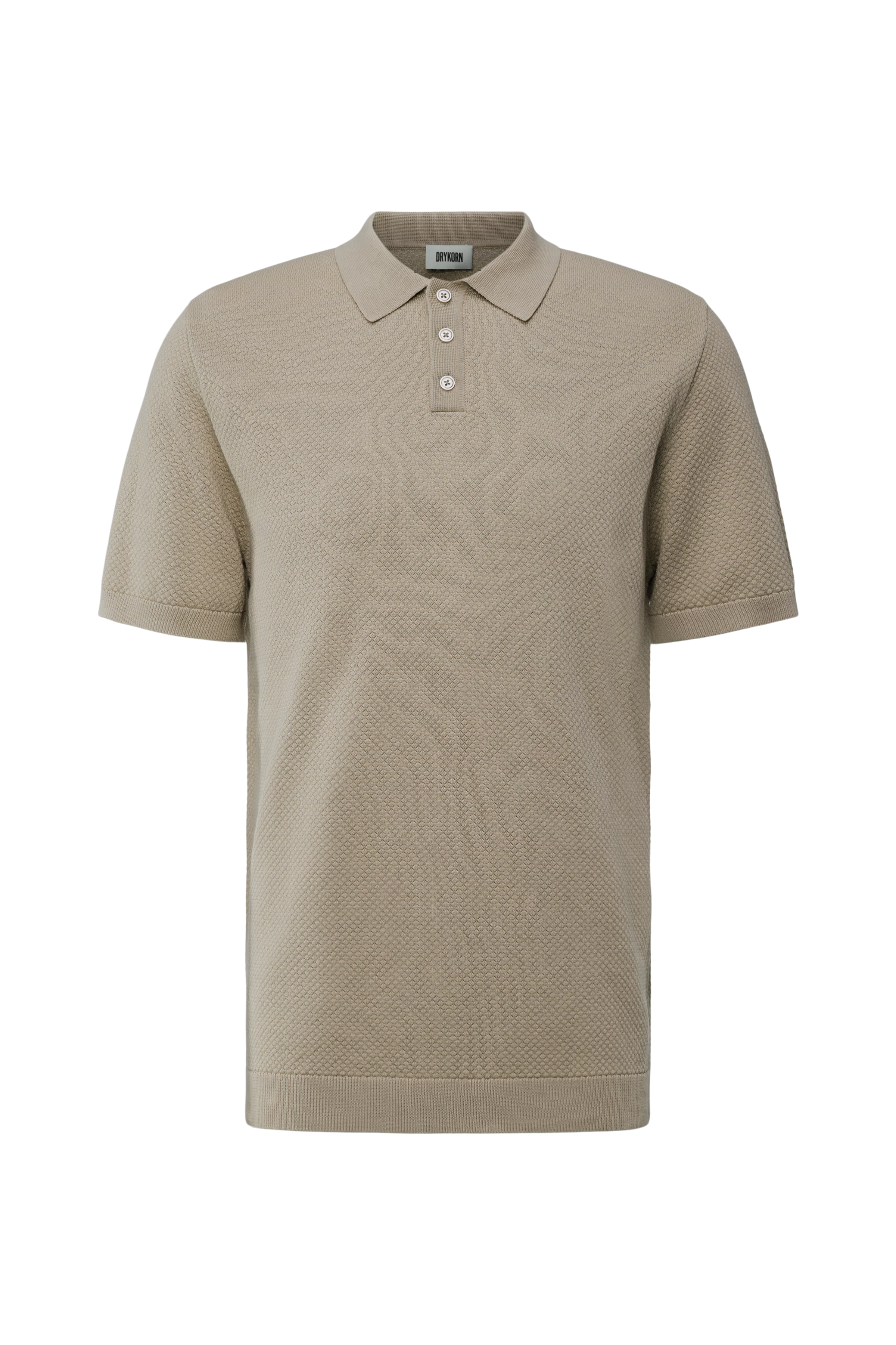 TRITON - Polo-Shirt in Baumwolle - Herren - braun - Freisteller Frontansicht