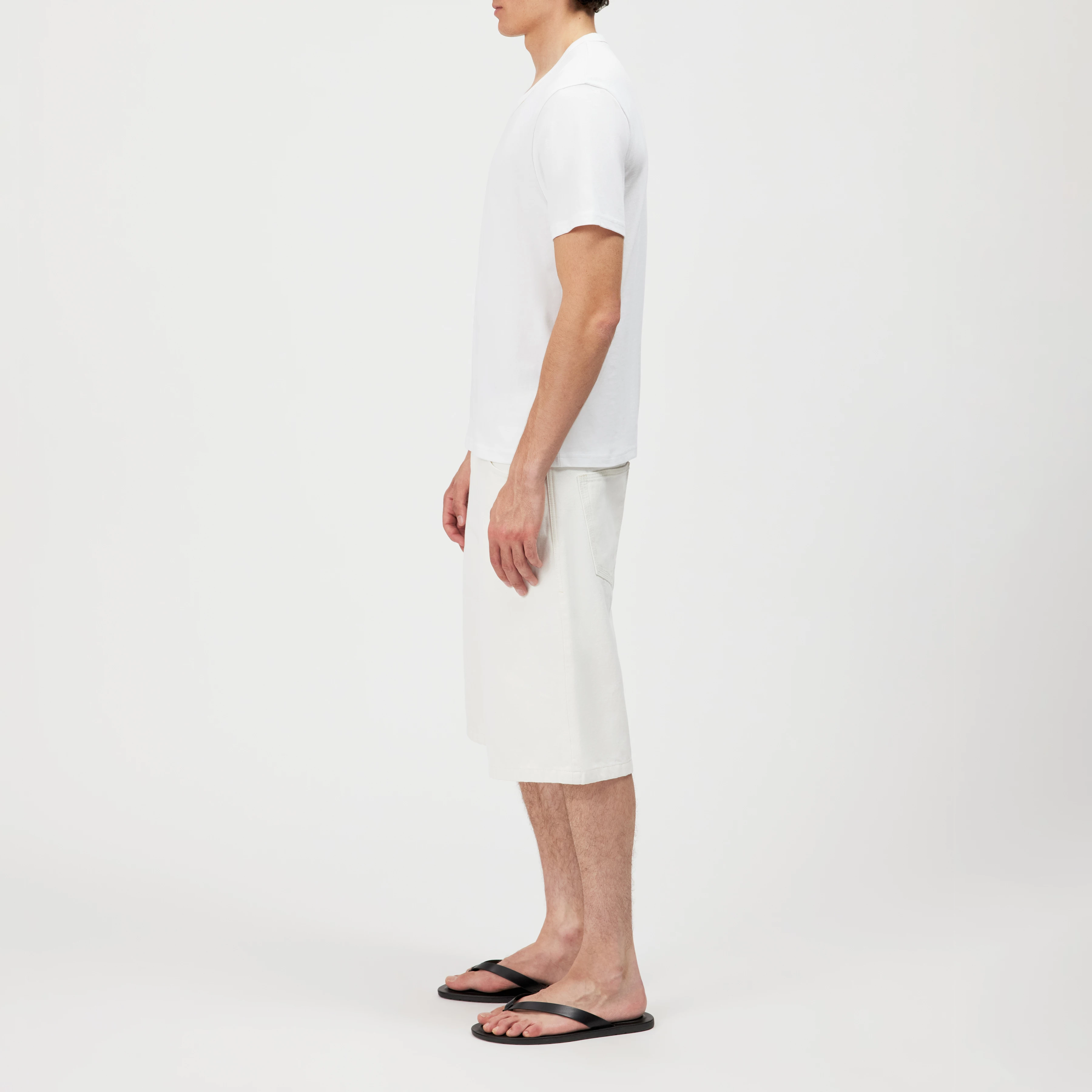 Men T-shirt MANNTE in white from DRYKORN