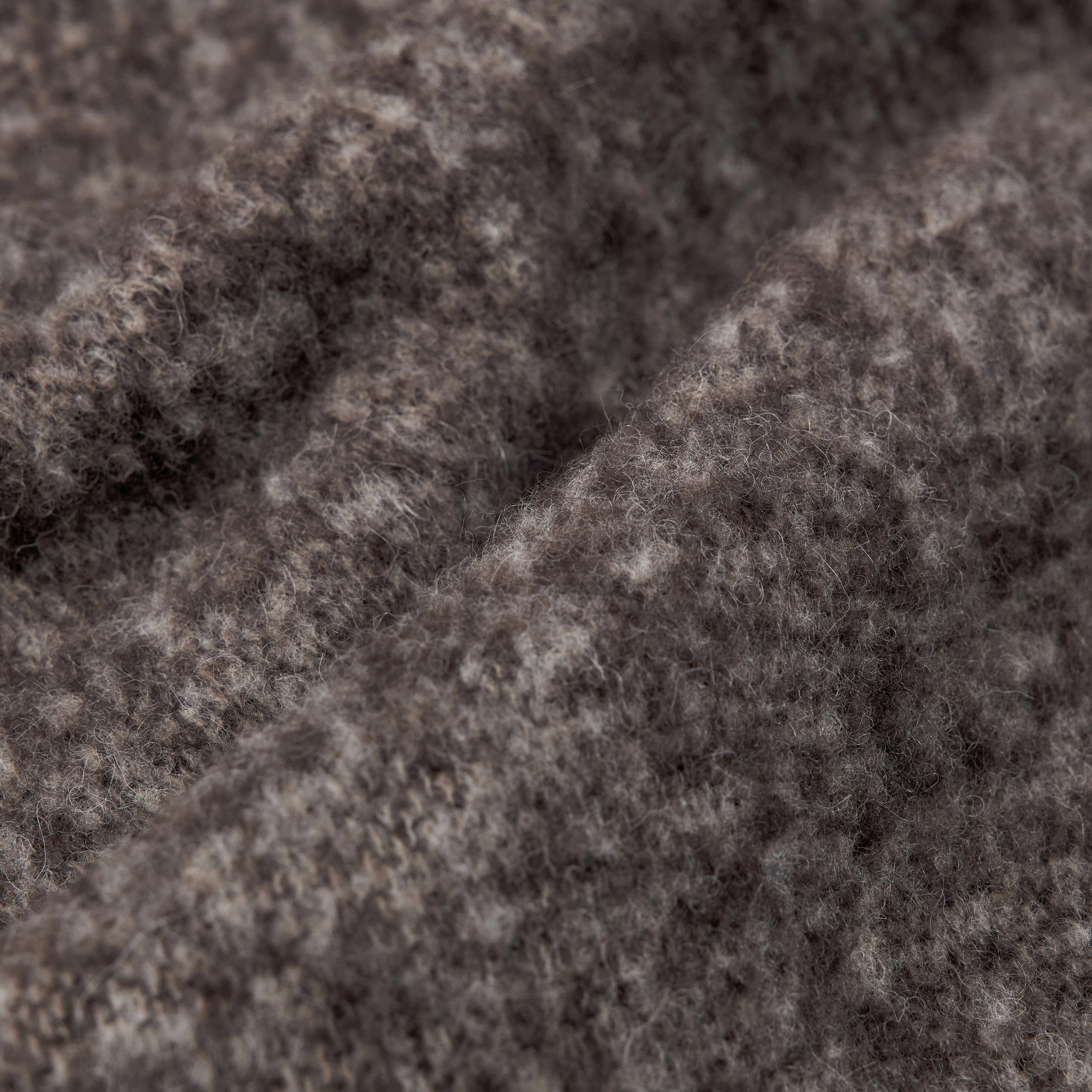 BEAUT - Schal in Woll-Mix - Unisex - braun - Materialbild (B2C)