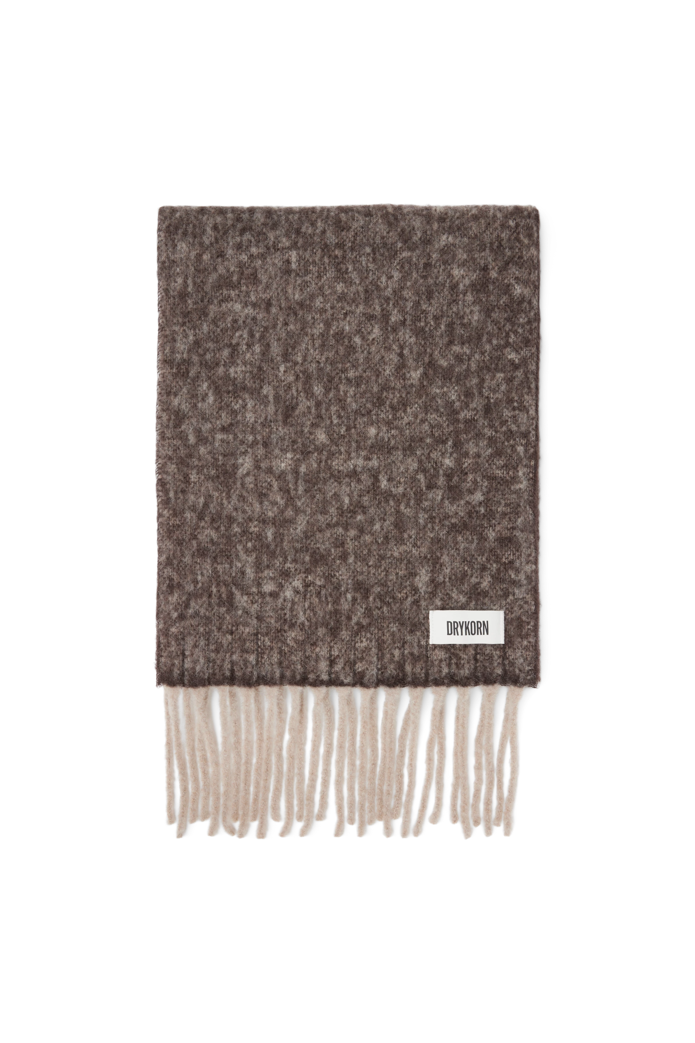 BEAUT - Schal in Woll-Mix - Unisex - braun - Freisteller Frontansicht