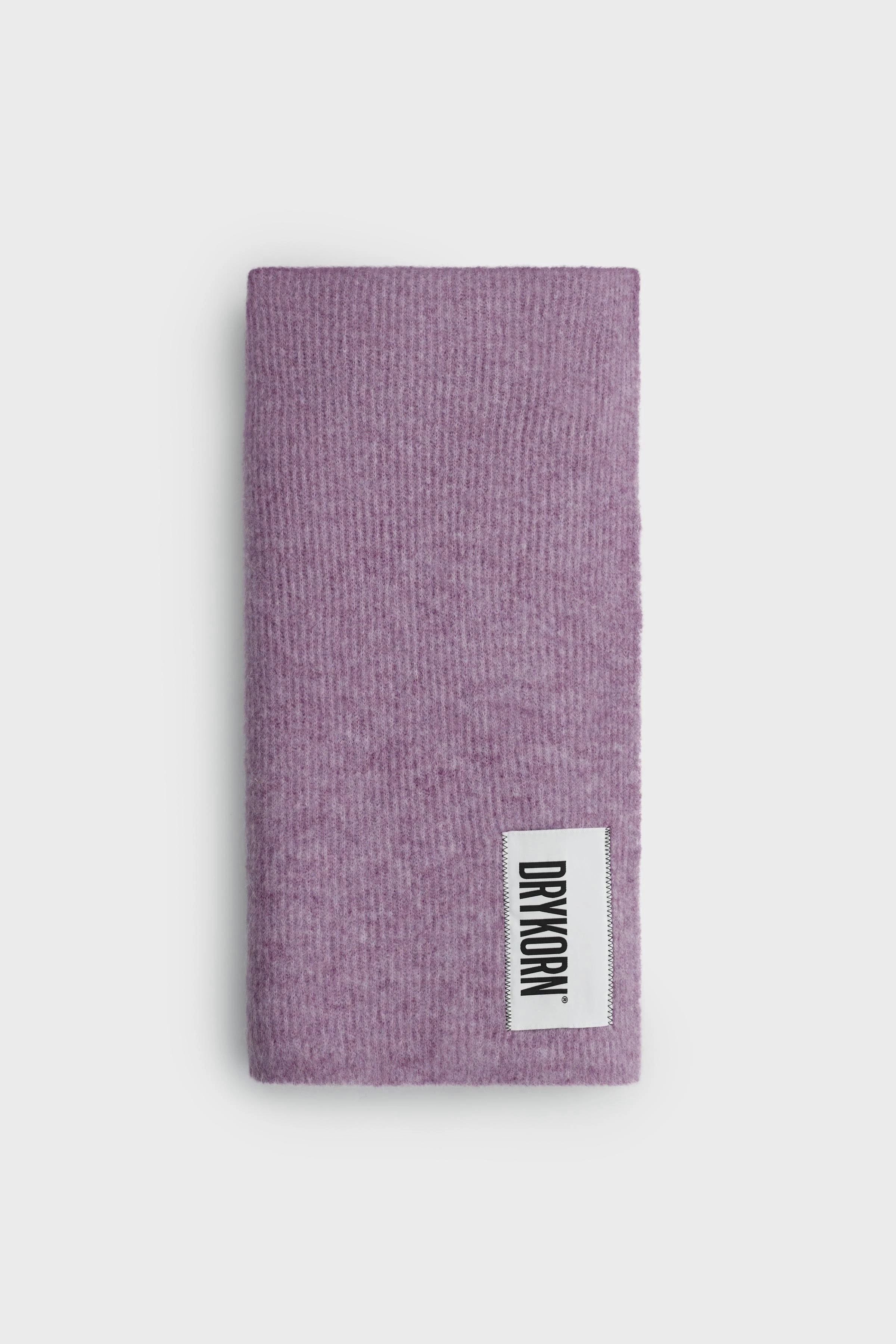 DUB - scarf in alpaca mix - unisex - purple - Freisteller Frontansicht