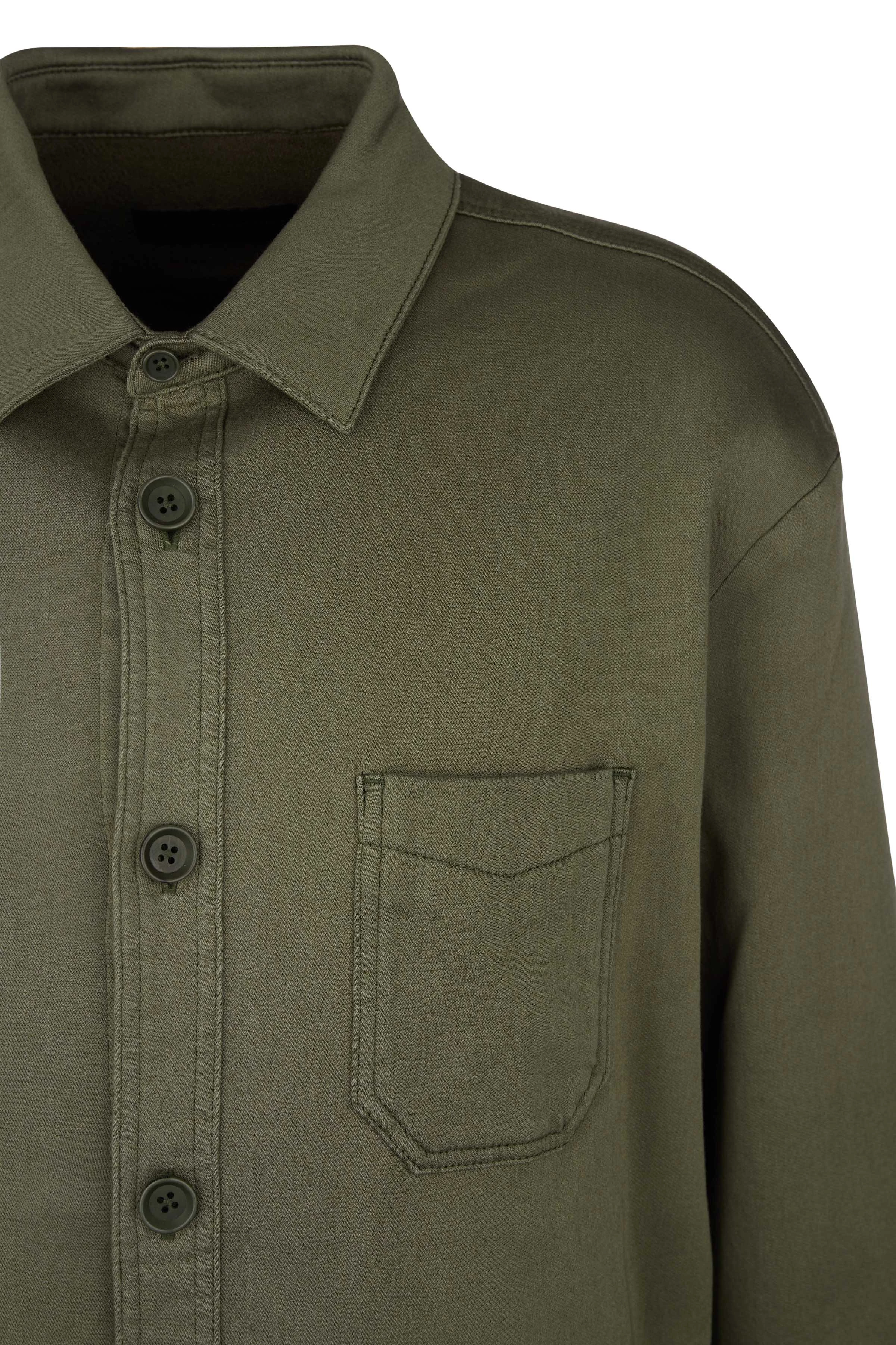 LAWEE_1 - jersey overhemd - heren - groen - Freisteller Detailansicht