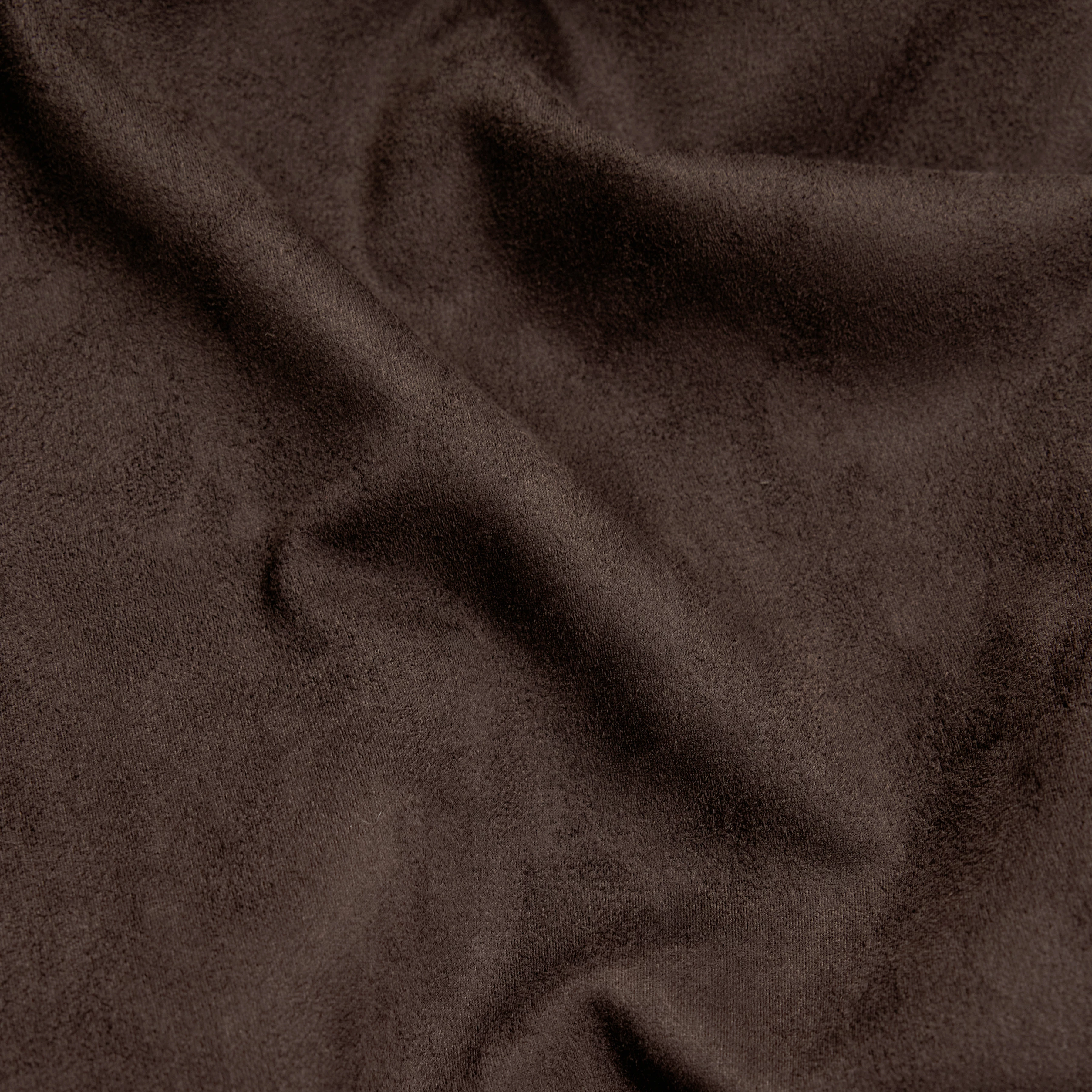 CONSIDER - Schlupfhose mit Barrel-Leg in Veloursleder-Optik - Damen - braun - Materialbild (B2C)