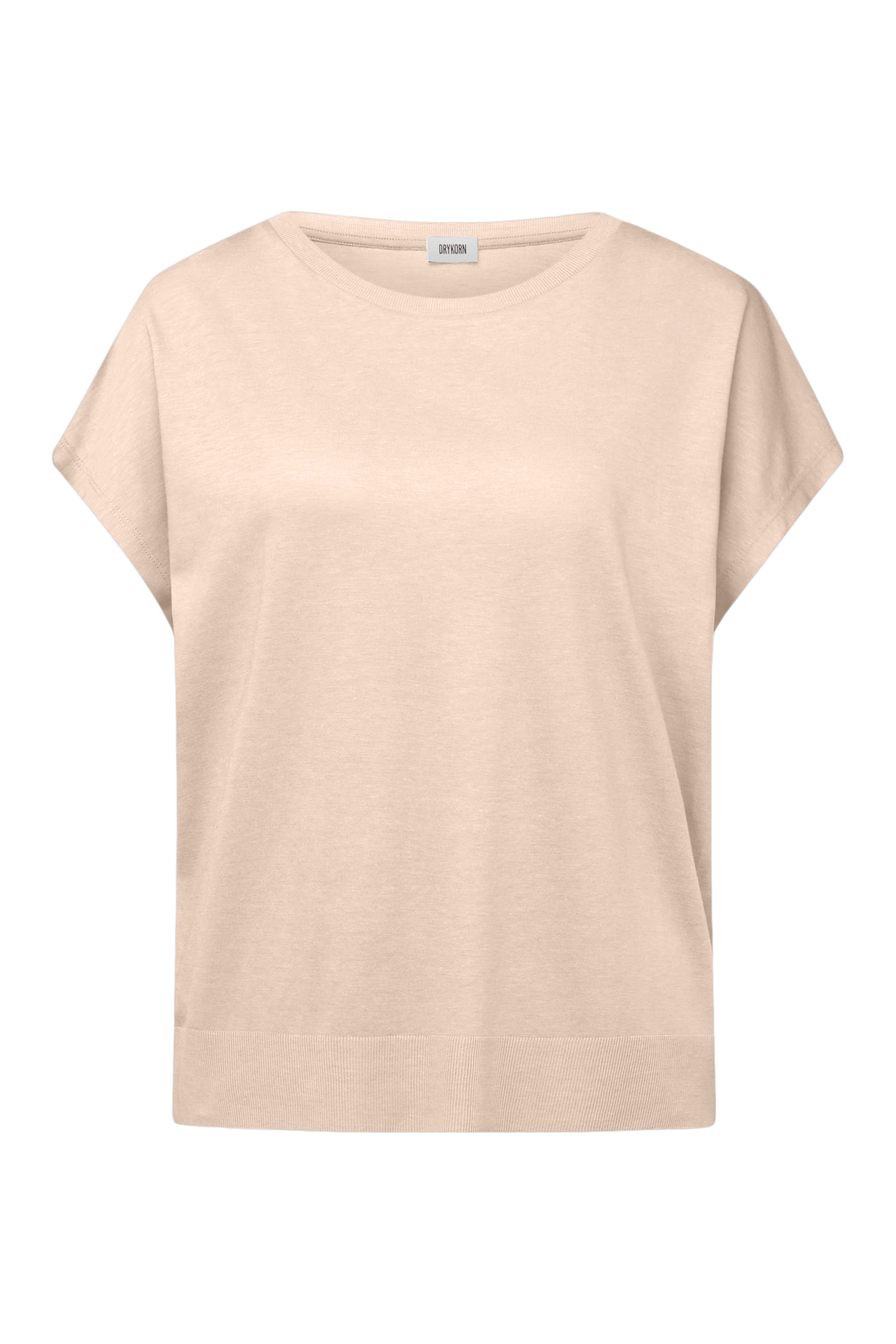 VANOPE - T-shirt in lyocell-cotton fine knit look - women - orange - Freisteller Frontansicht