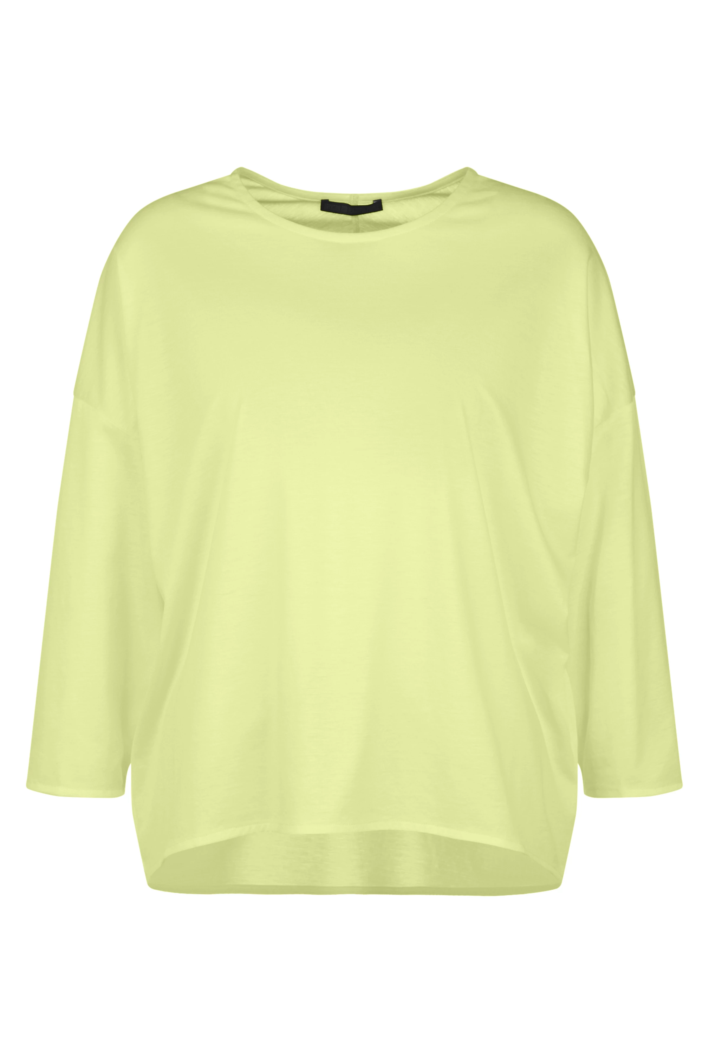 KIRLA - luxoriöses, glänzendes Longsleeve - Damen - gelb - Freisteller Frontansicht