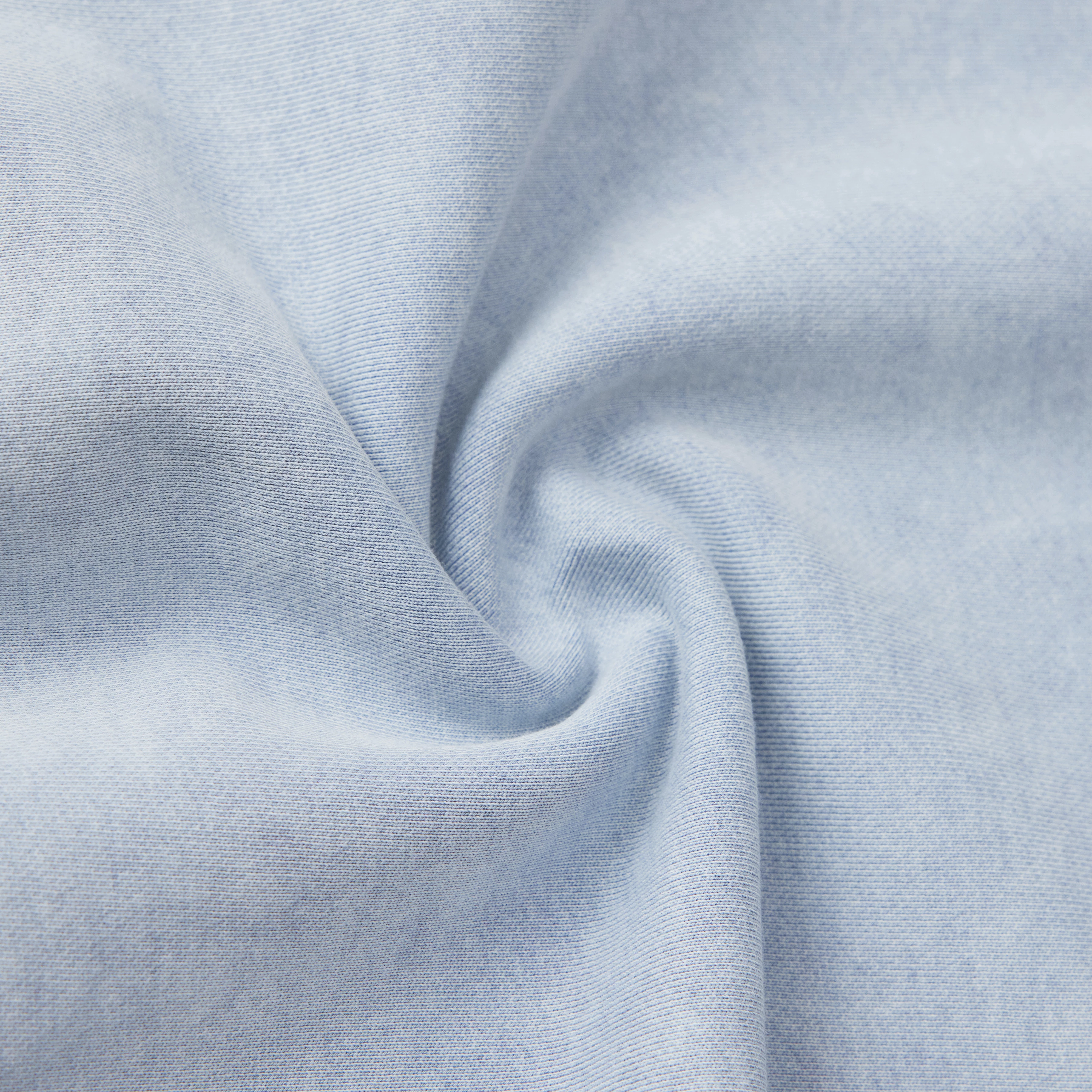 KOLIJA_P4 - Relaxed fit sweatshirt in pure cotton - women - blue - Materialbild (B2C)
