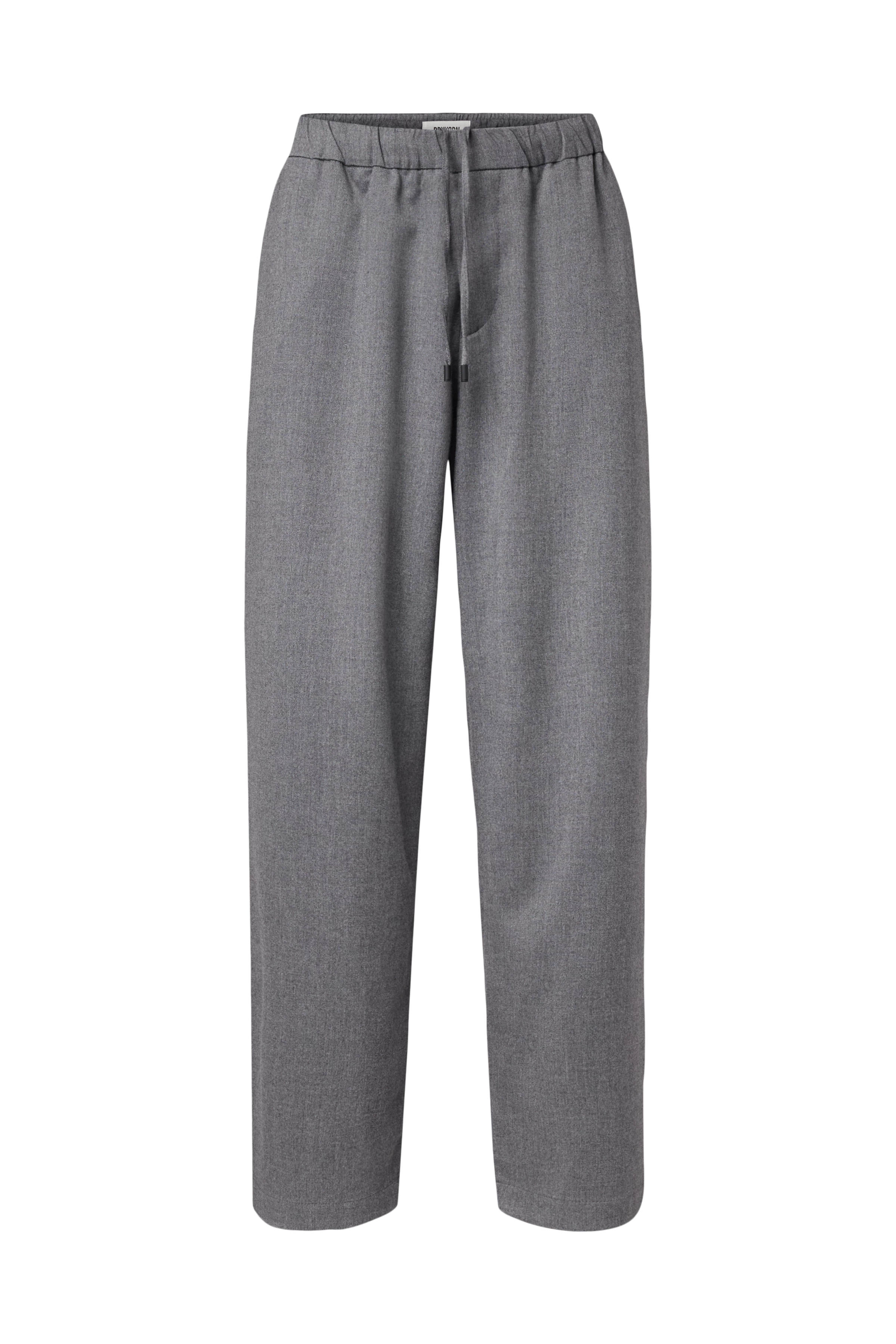 JOPAGO_CLN - Soft flannel jogging bottoms - men - grey - Freisteller Frontansicht
