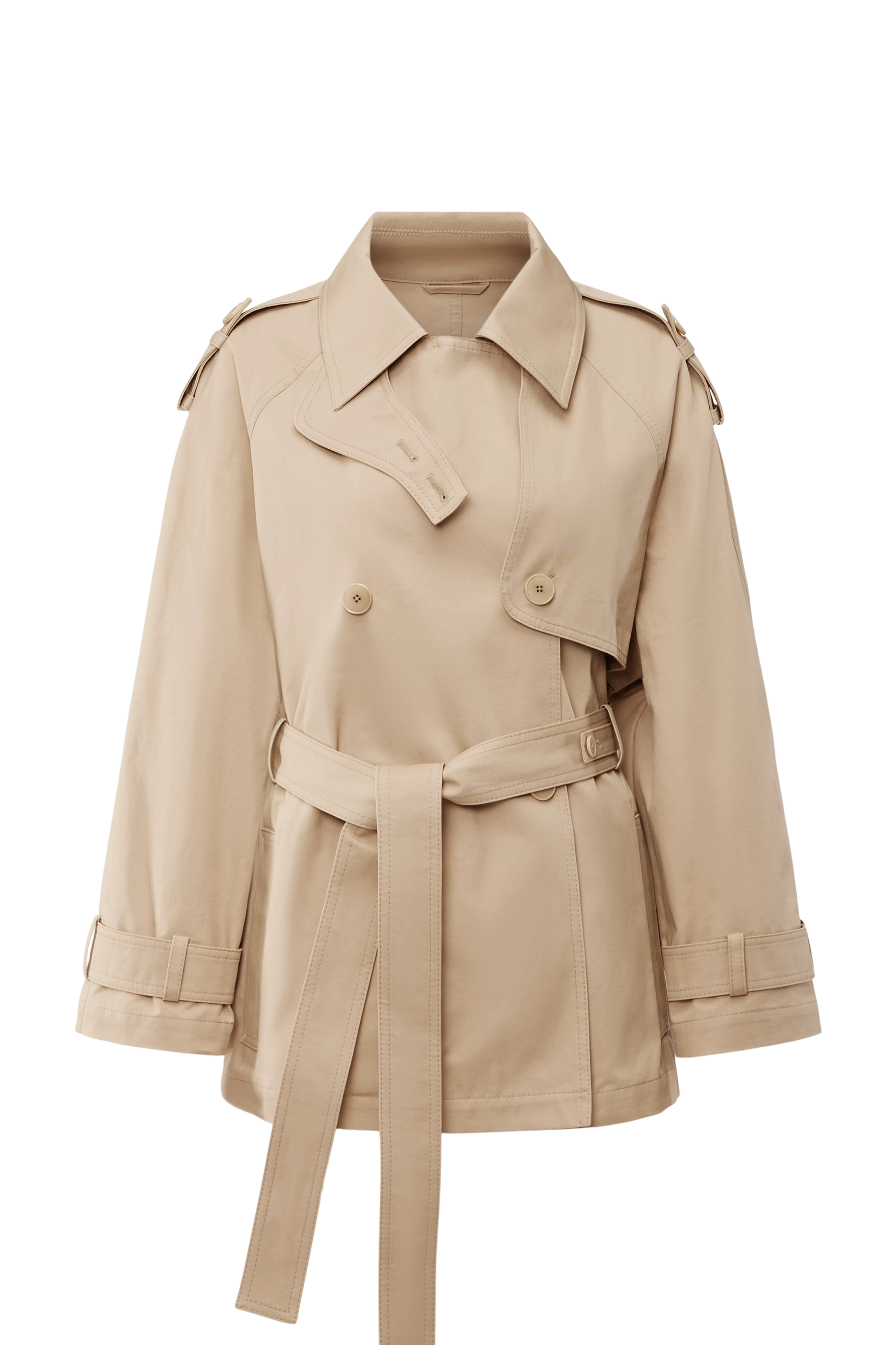 Women trench coat WELNEY in brown from DRYKORN - Main Image