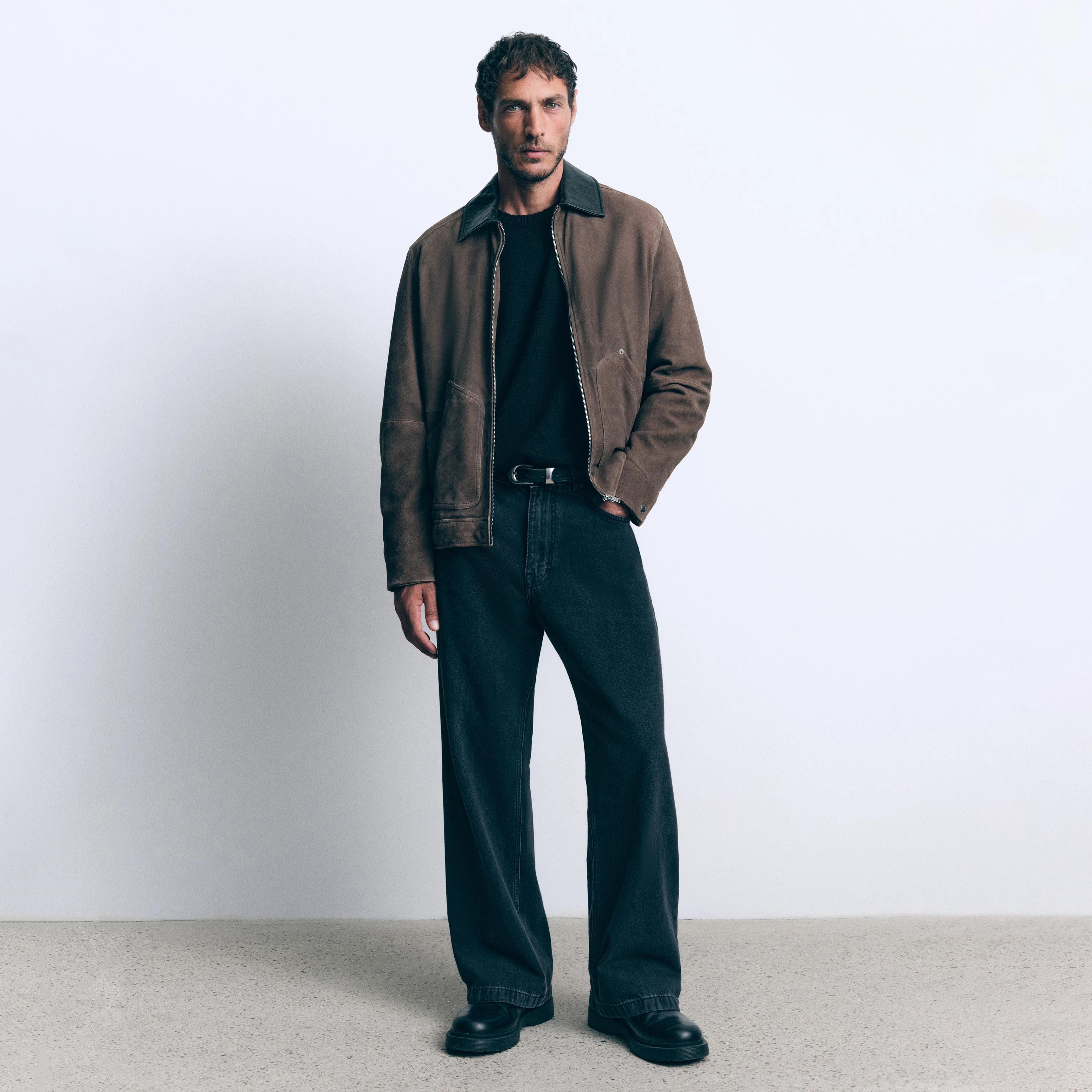 JOKO - Gürtel in Leder - Unisex - schwarz