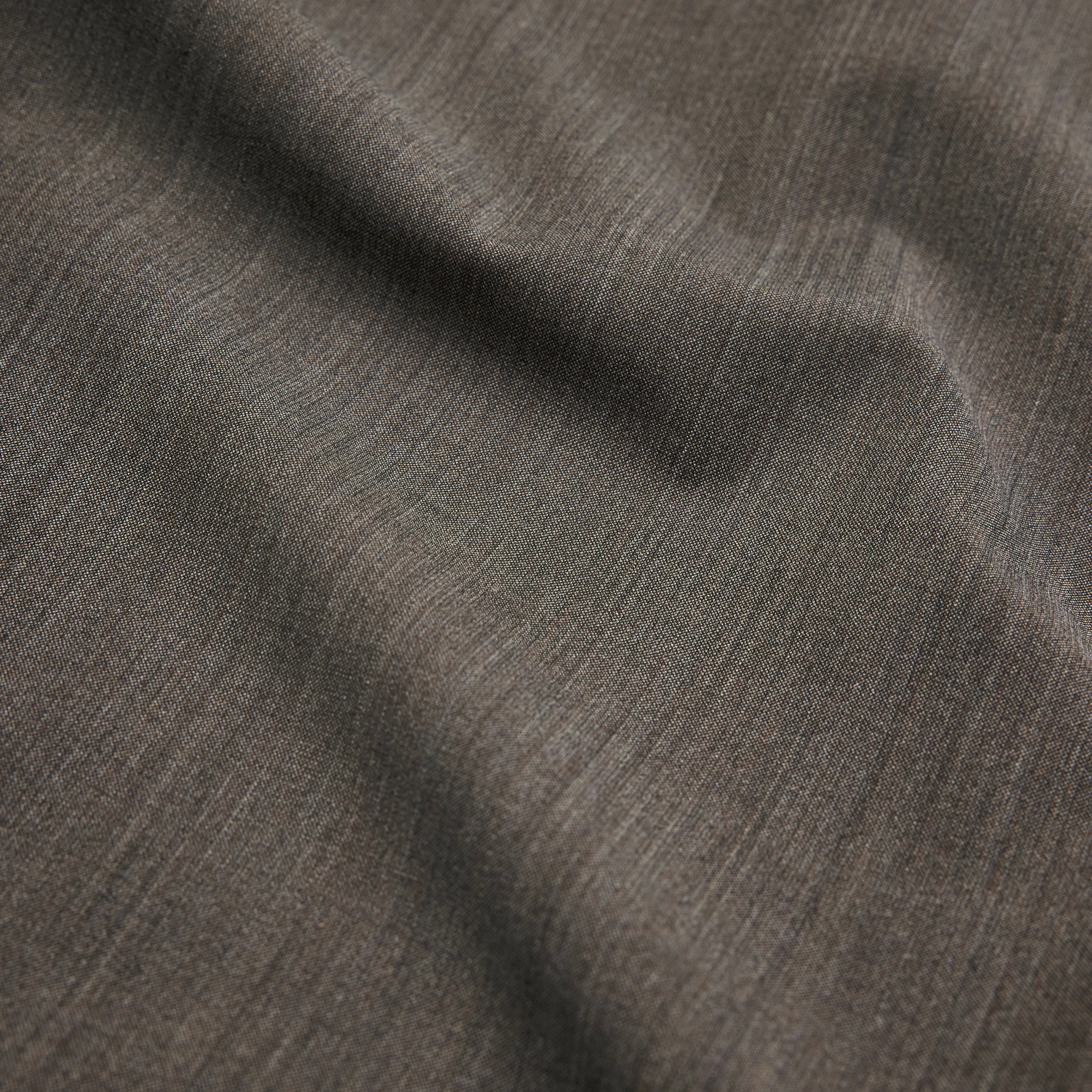 CHASITY_1 - Asymmetrical pleated skirt in bi-stretch - women - brown - Materialbild (B2C)