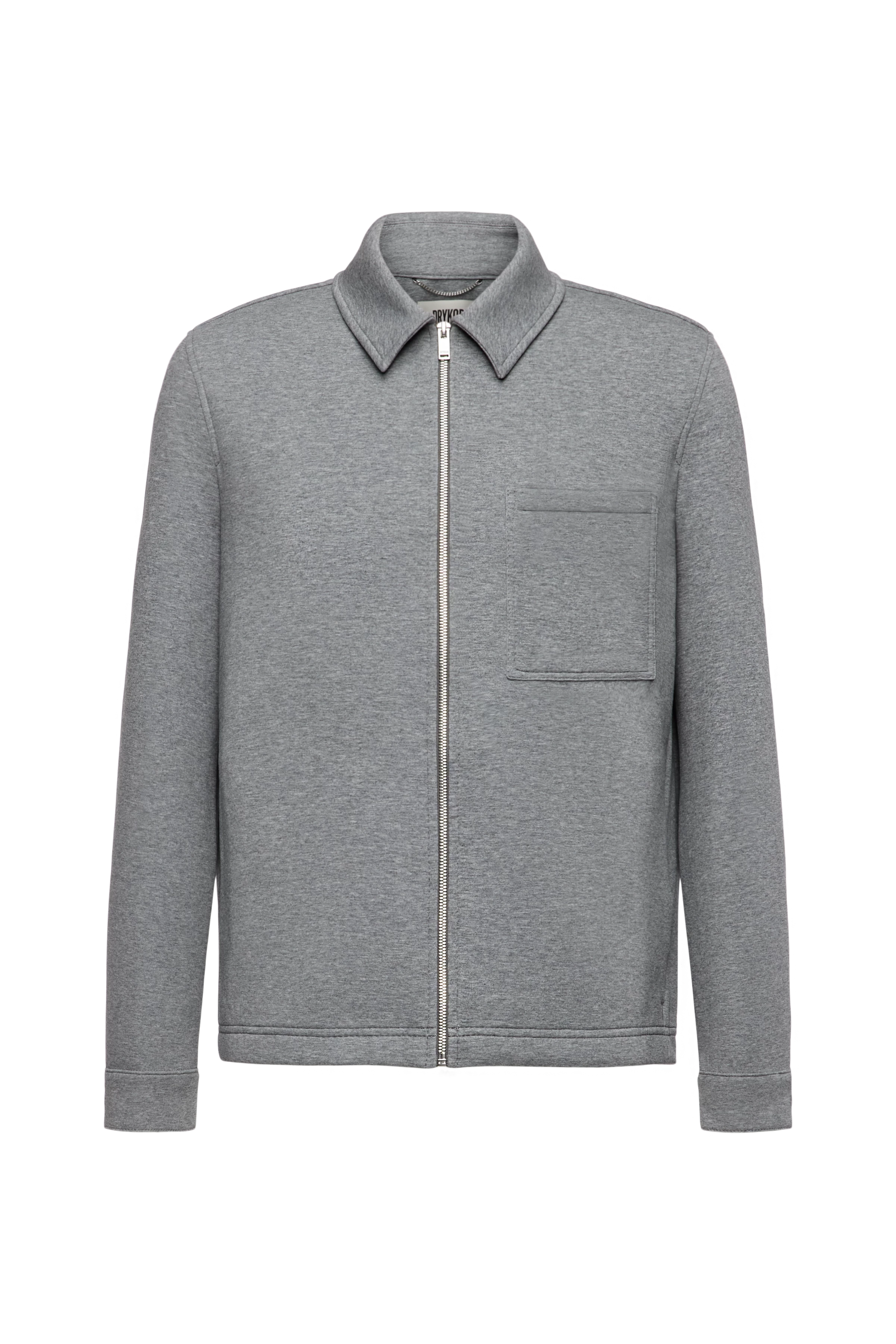 JERSON - Jersey blend jacket - men - grey - Freisteller Frontansicht
