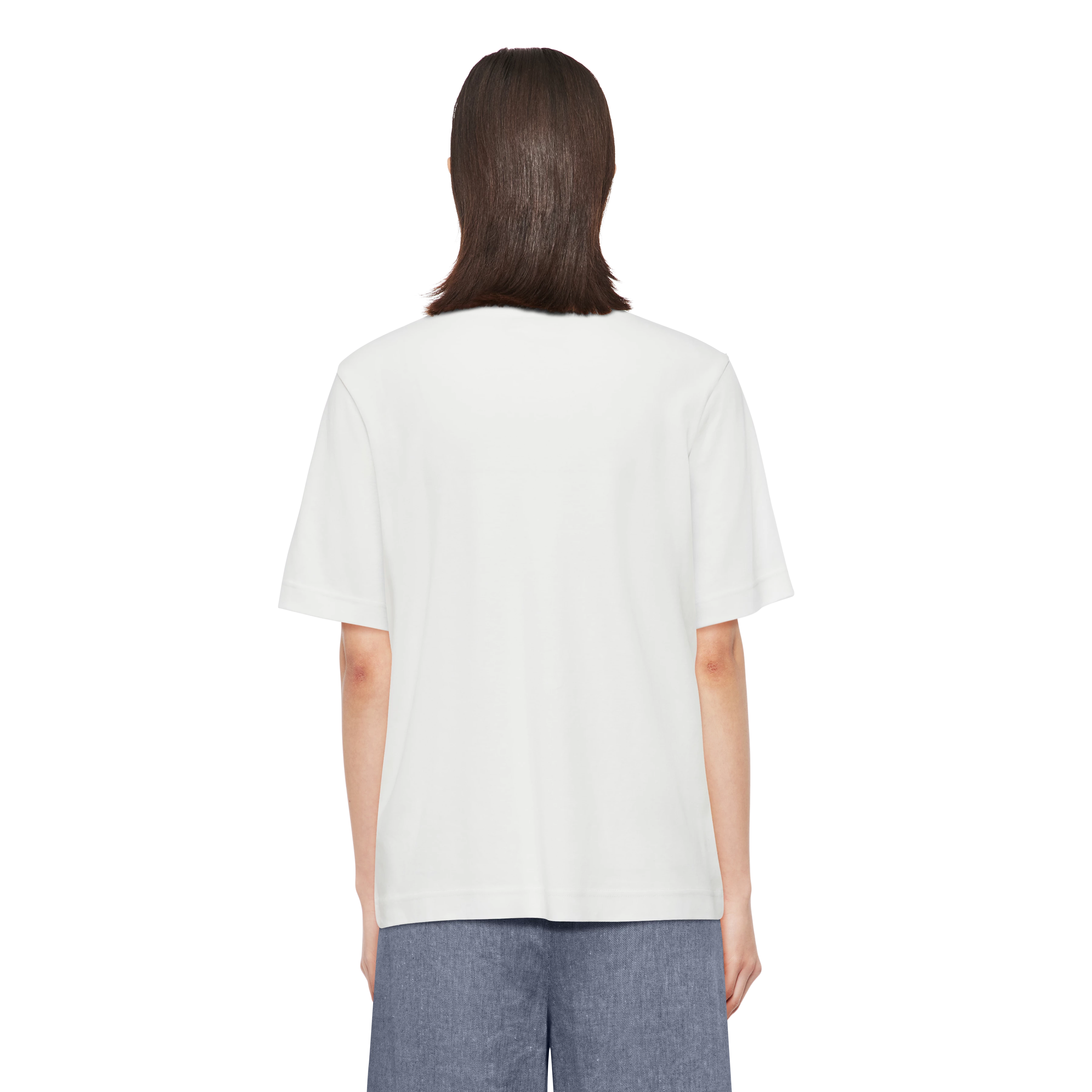 KIRANI_P2 - Supima cotton T-shirt - women - off white - Rückansicht