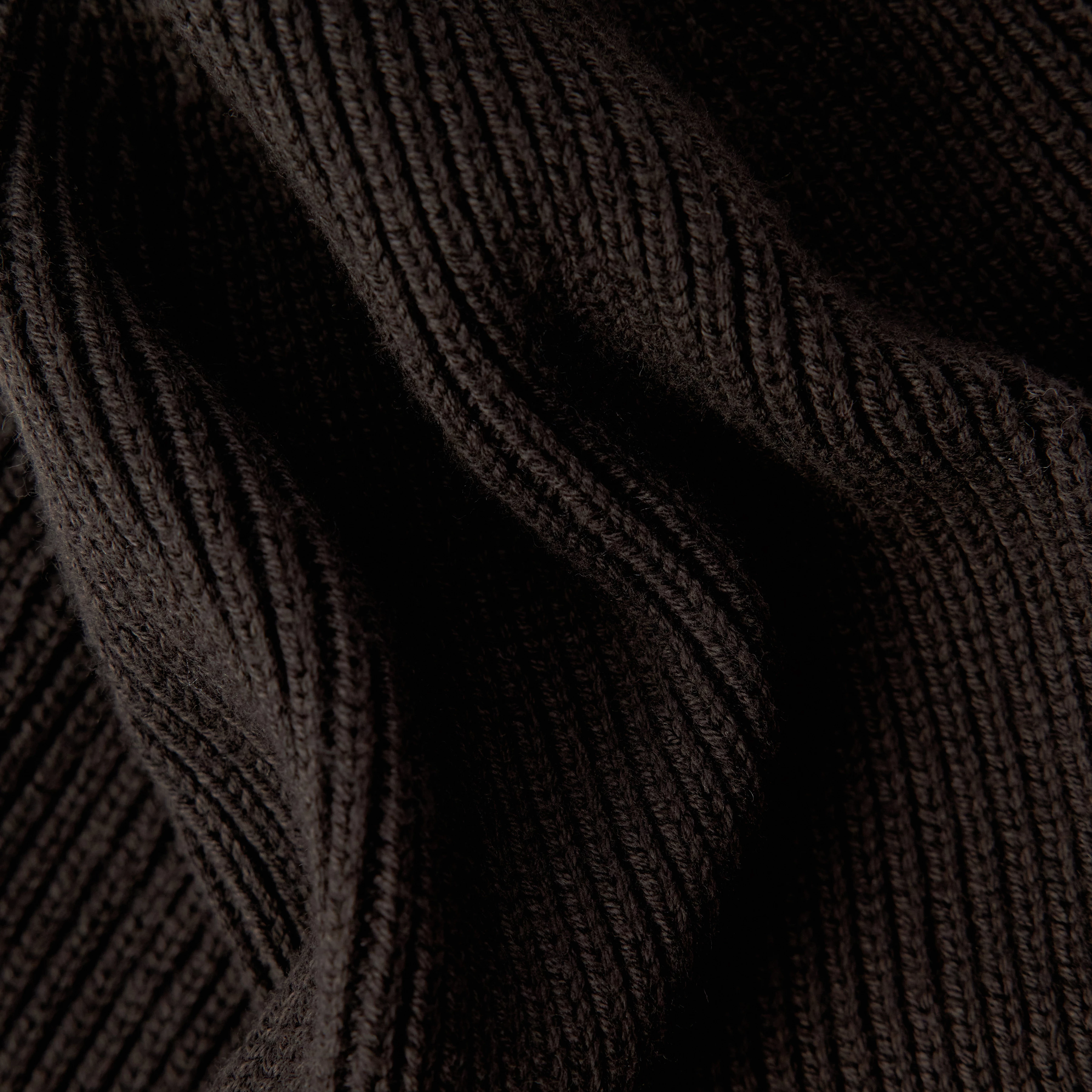 LOAH_3 - Beanie in Baumwoll-Mix - Unisex - braun - Materialbild (B2C)