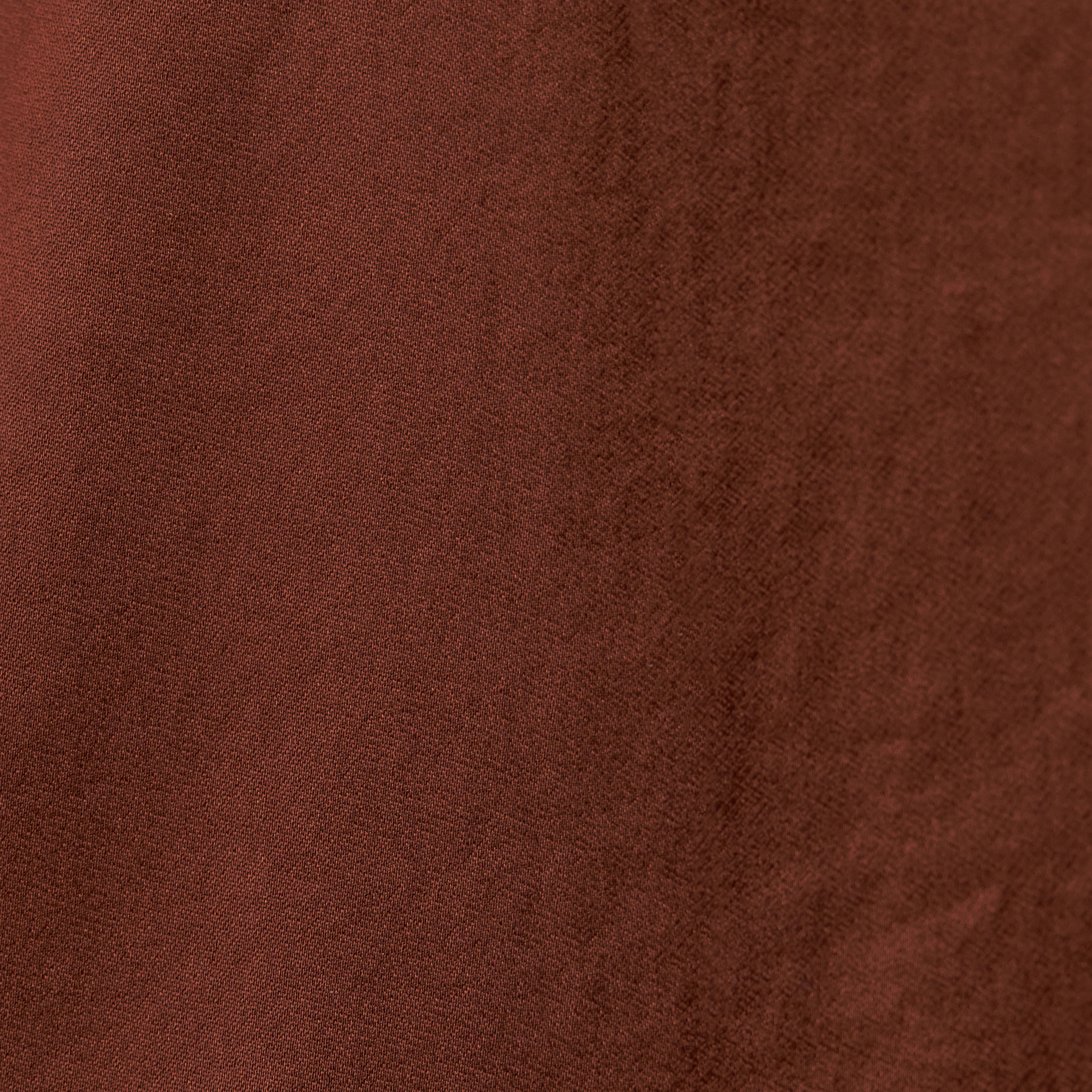 ALETIA - Blouse col montant en satin - women - marron - Materialbild (B2C)