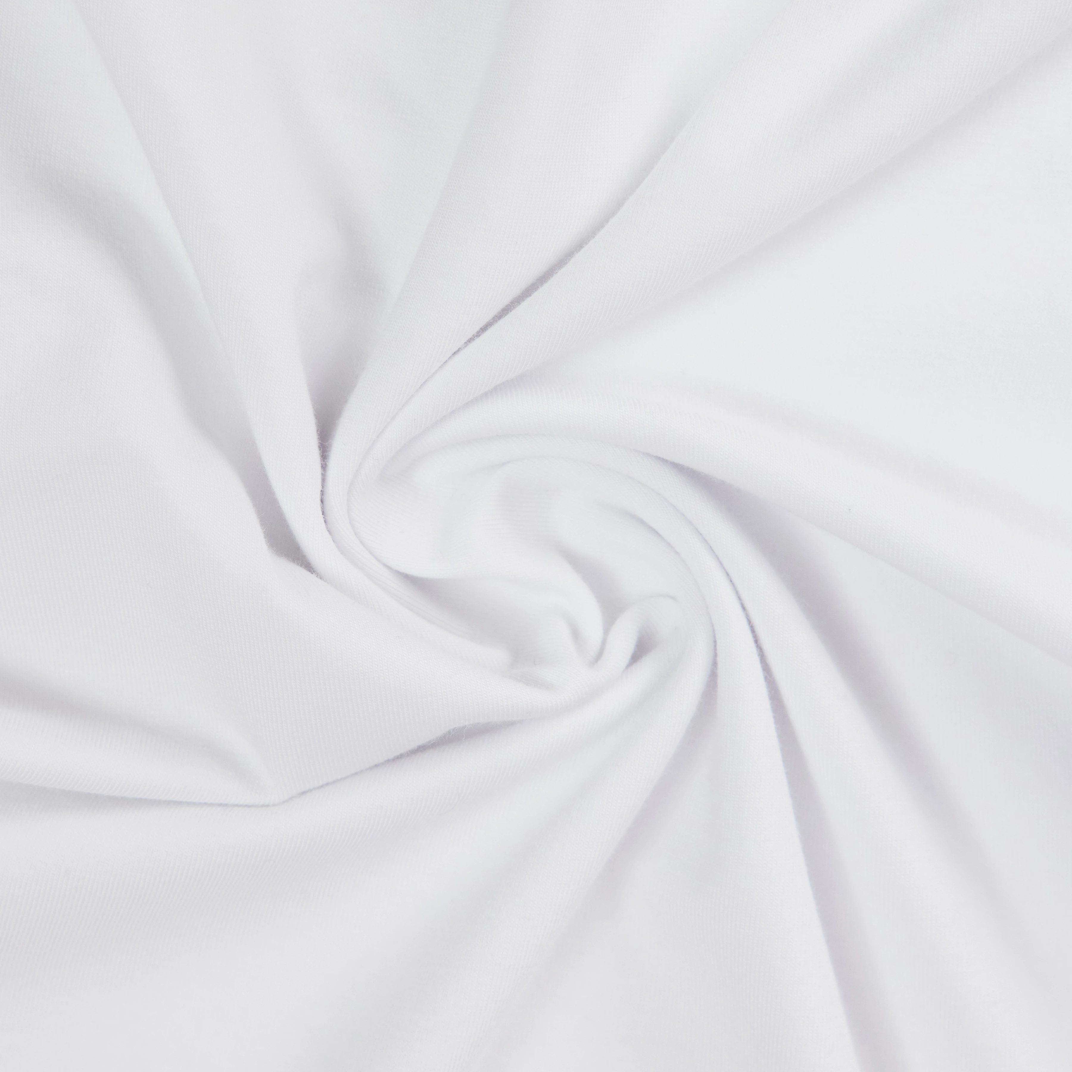 JULIENO - T-shirt in lightweight jersey - men - white - Materialbild (B2C)