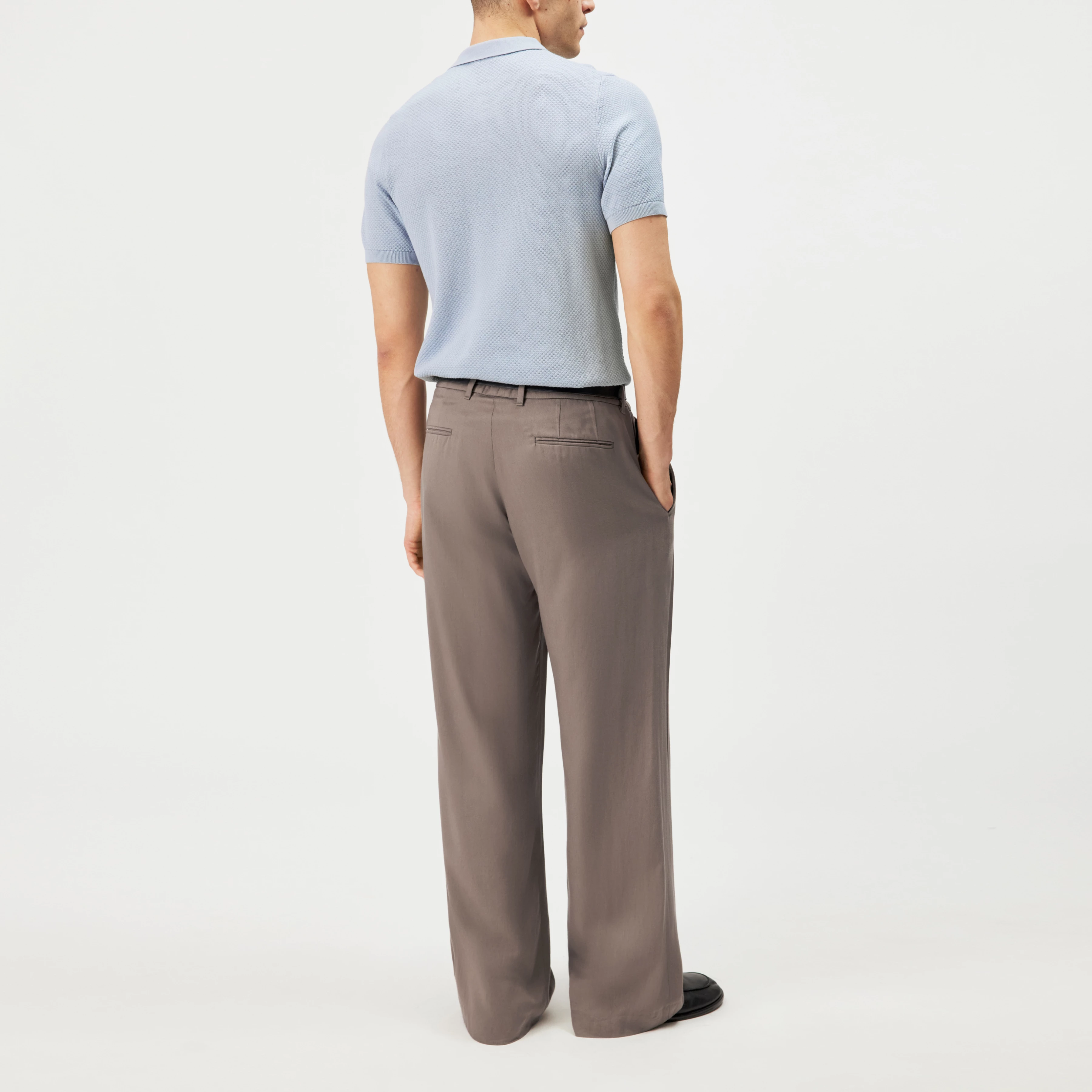 TRITON - Polo en coton - men - bleu - Rückansicht