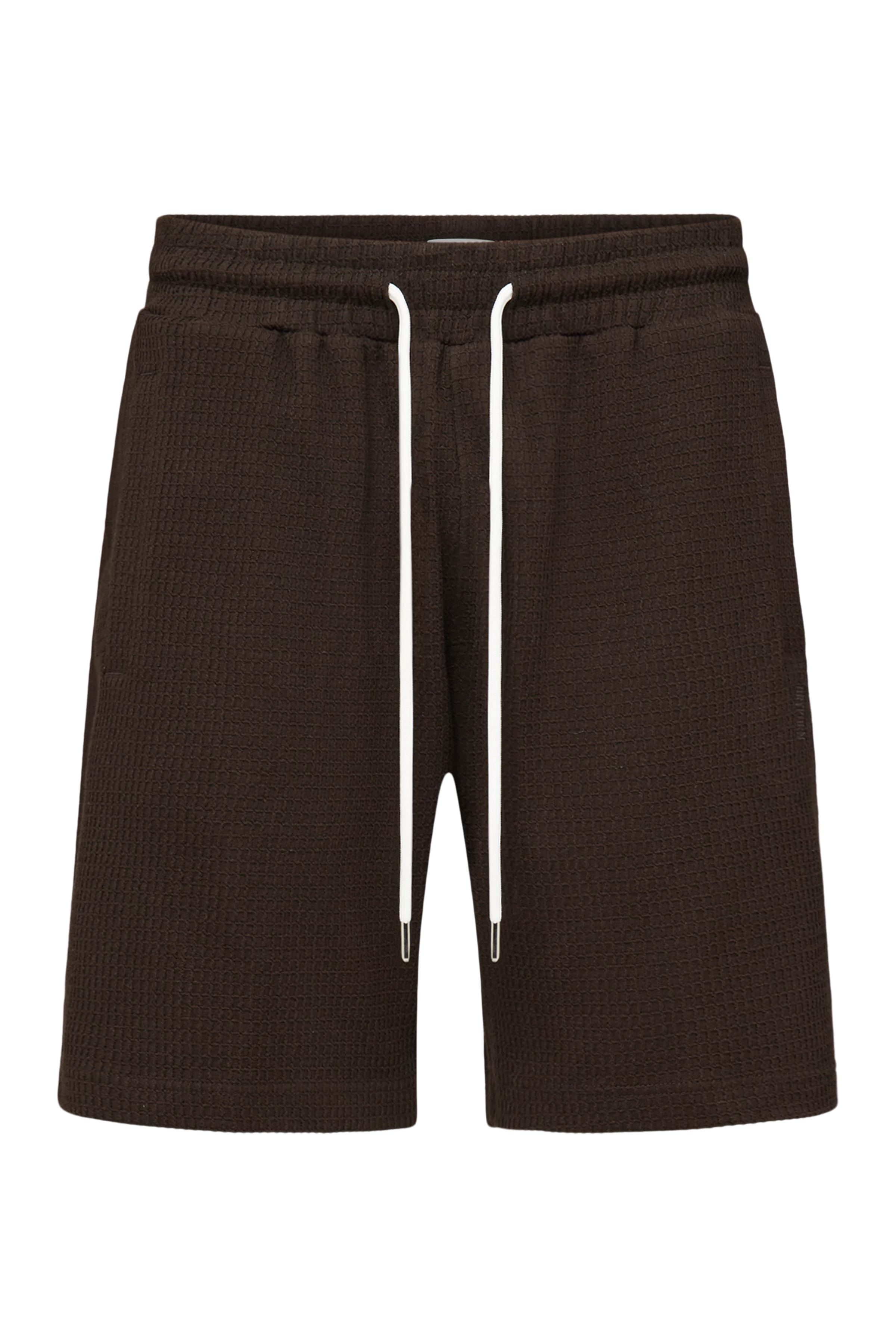 BRIKKO - Casual shorts in pure cotton - men - brown - Freisteller Frontansicht