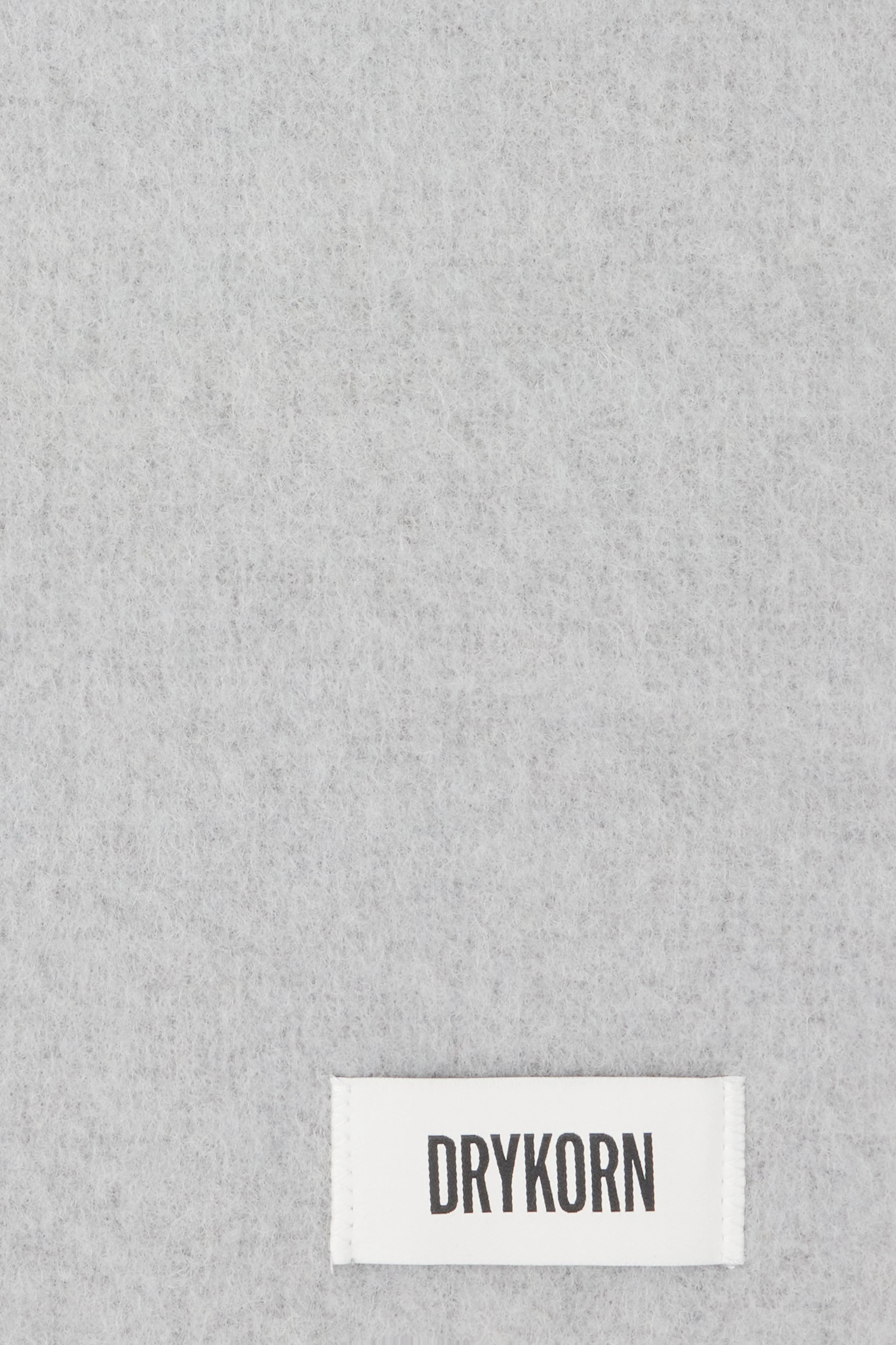 KASAY_2 - Schal in flauschigen Alpaka-Mix - Unisex - grau - Freisteller Detailansicht