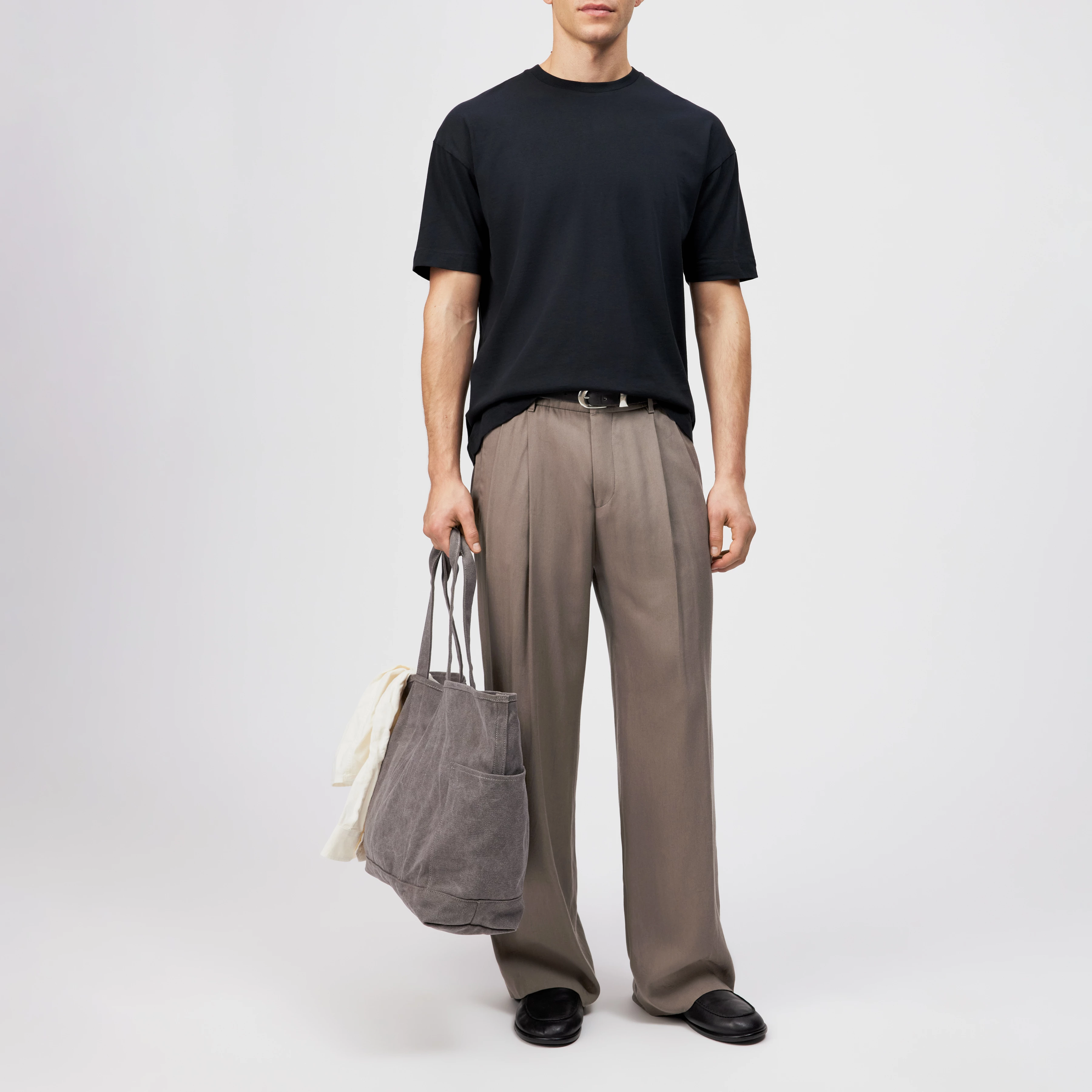 KAYRO - Cotton T-shirt - men - blue - Ganzkörper-Frontansicht