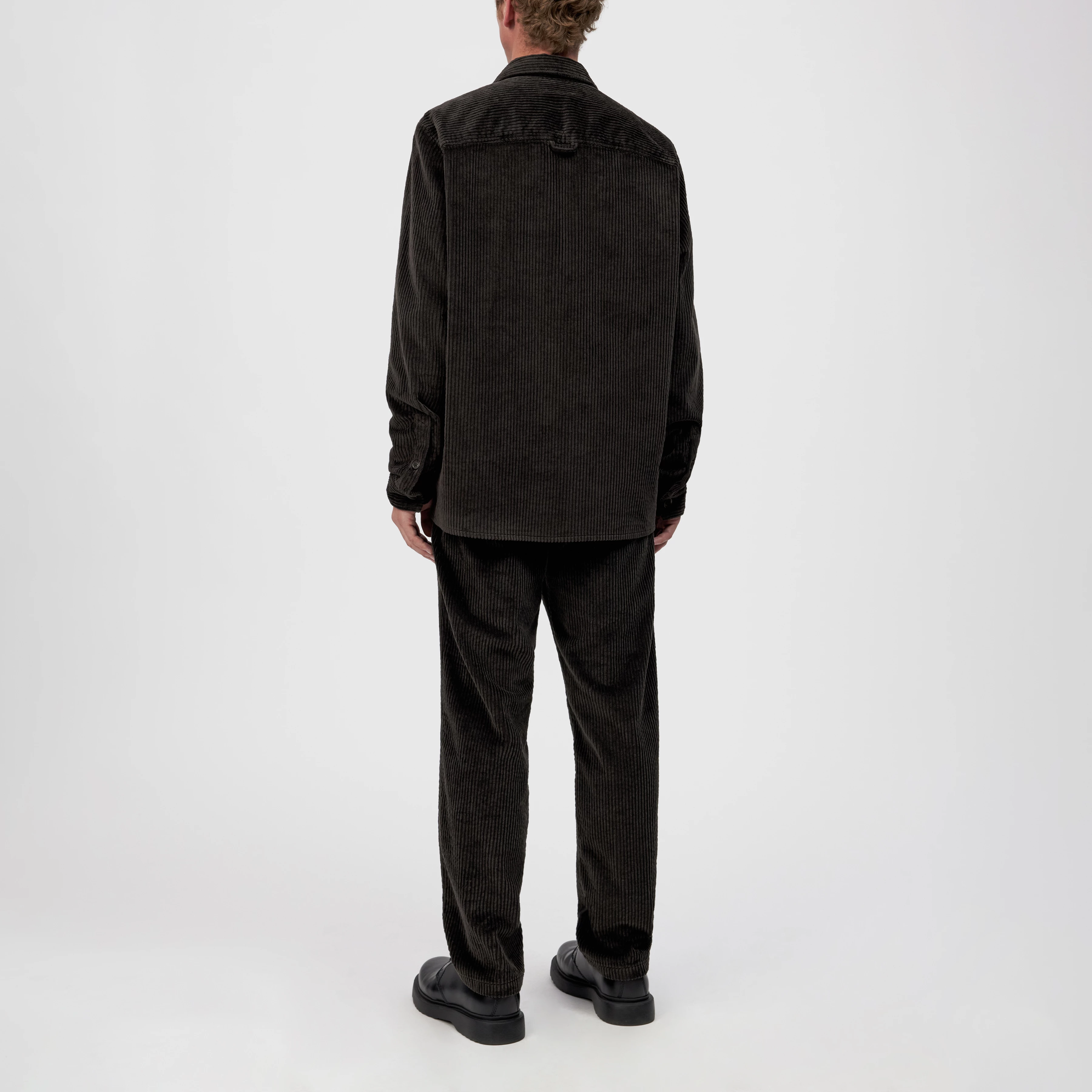 LIEWA - Overshirt in Baumwoll-Breitcord - Herren - braun - Rückansicht