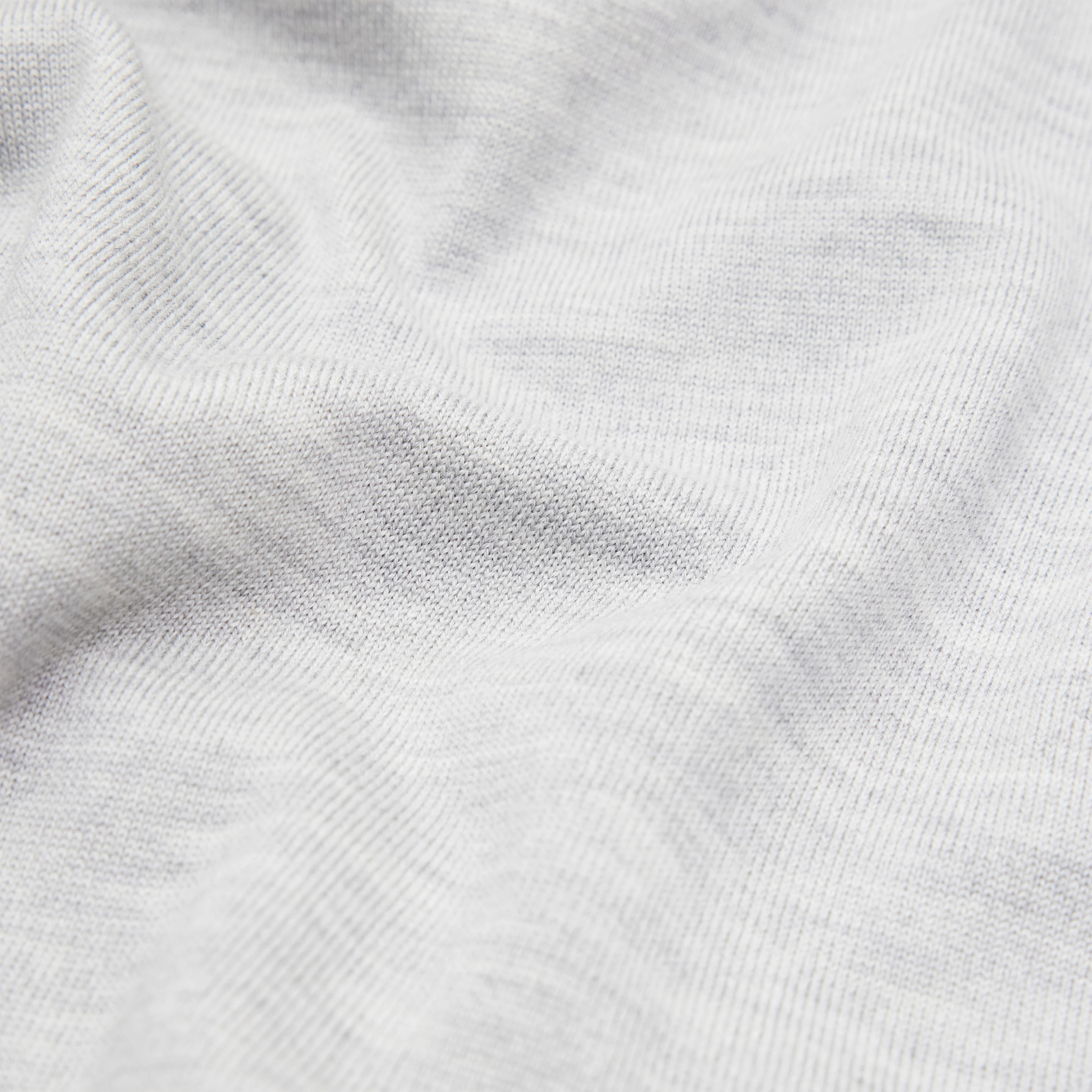 ARWON - Fitted Rollkragenpullover in 100% Merinowolle - Herren - grau - Materialbild (B2C)