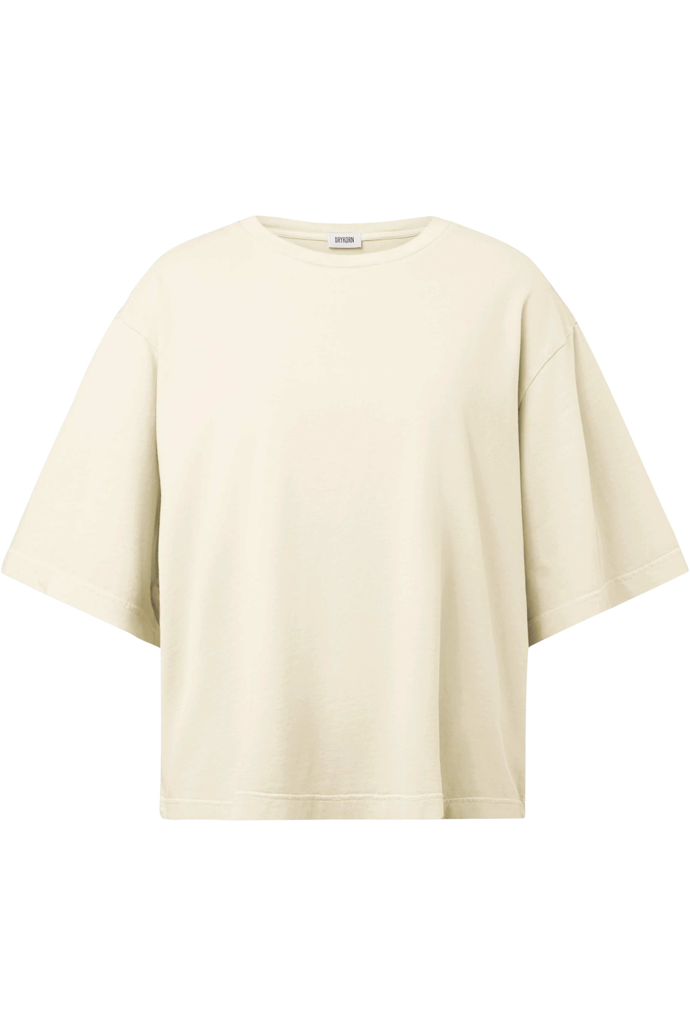 PINARA - T-shirt oversize ample en coton pur - women - jaune - Freisteller Frontansicht