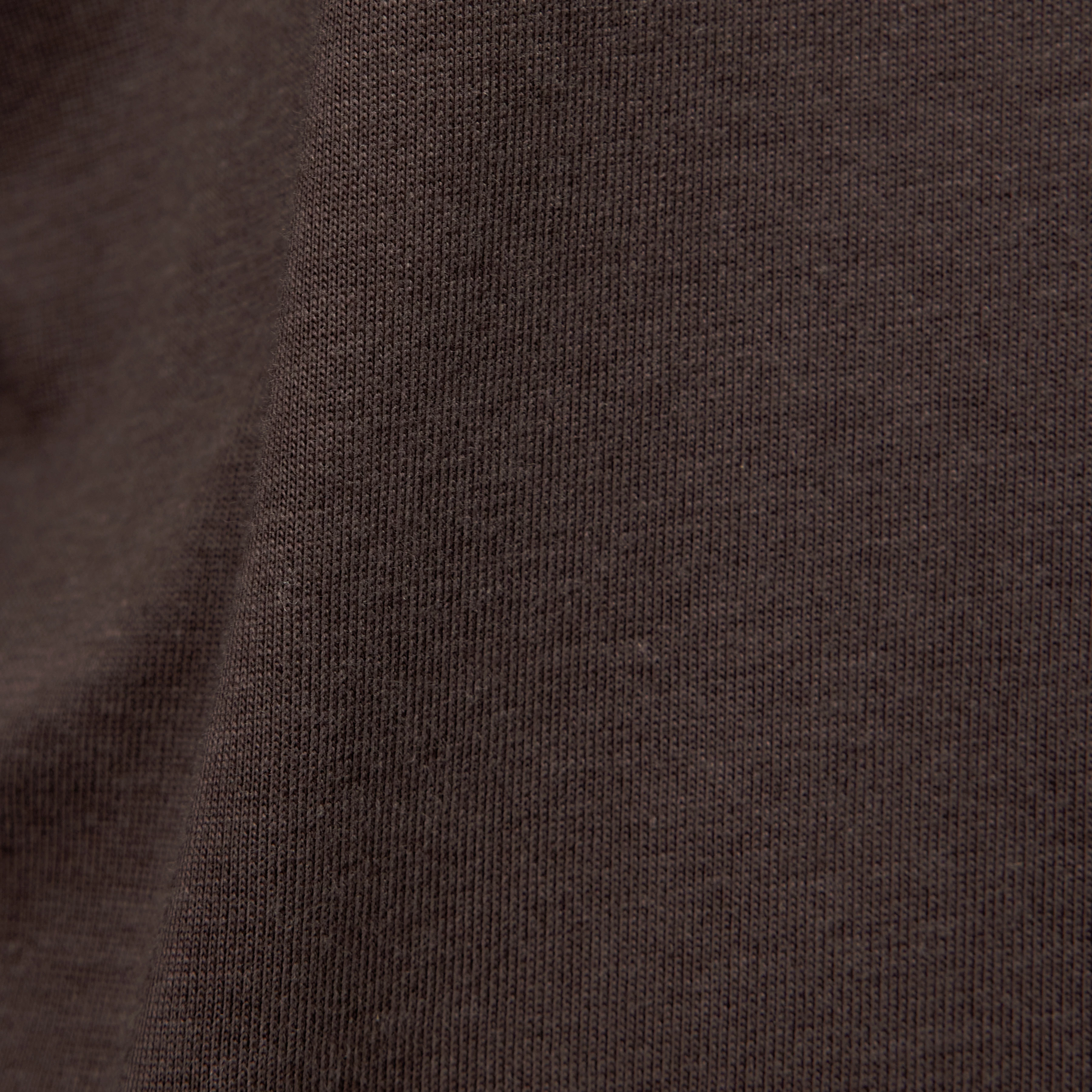 CESIDIE - Long-sleeve crew neck in jersey blend - women - brown - Materialbild (B2C)