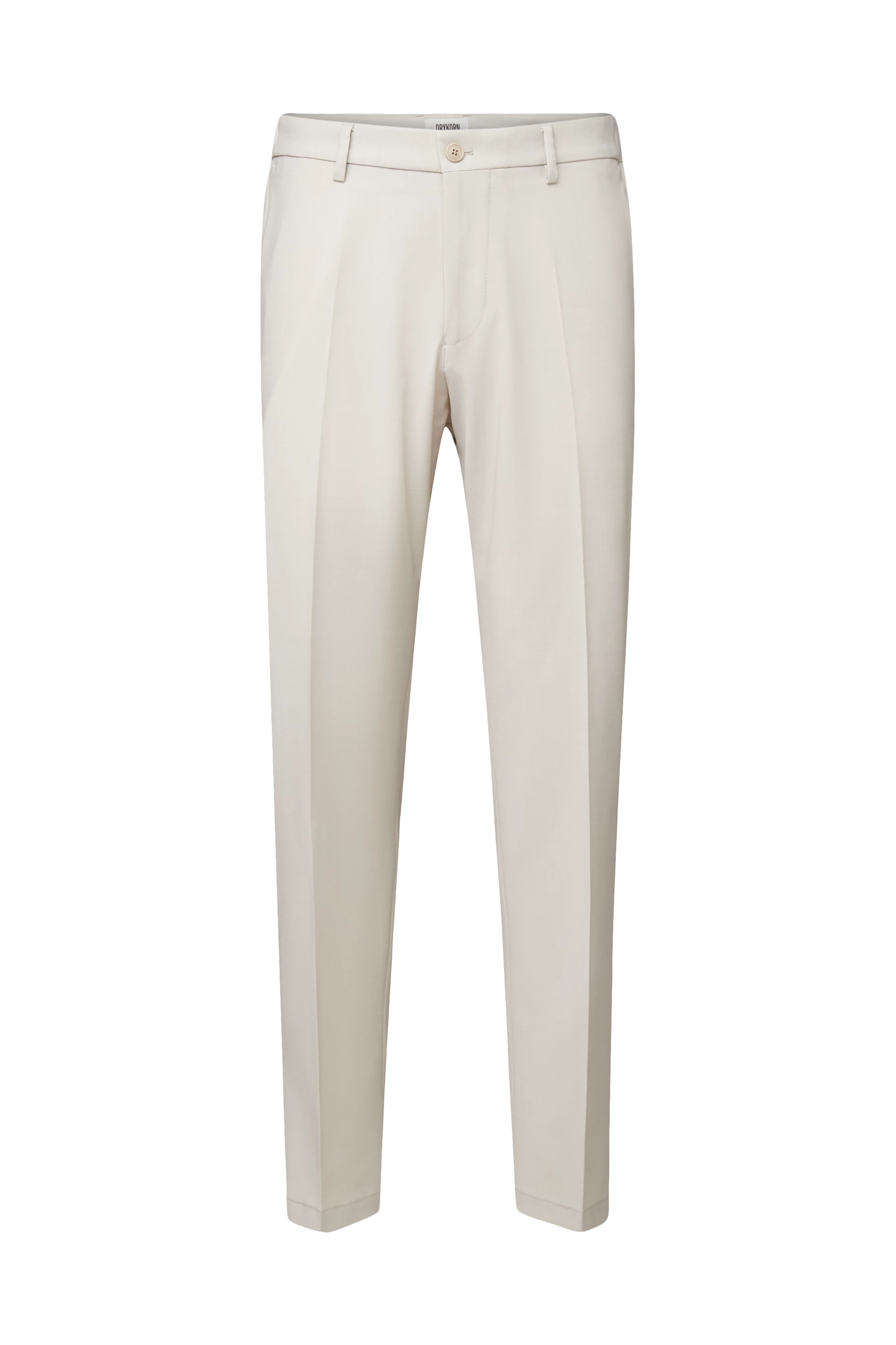 AJEND_RGLR - Tailored trousers in wool blend - men - beige - Freisteller Frontansicht