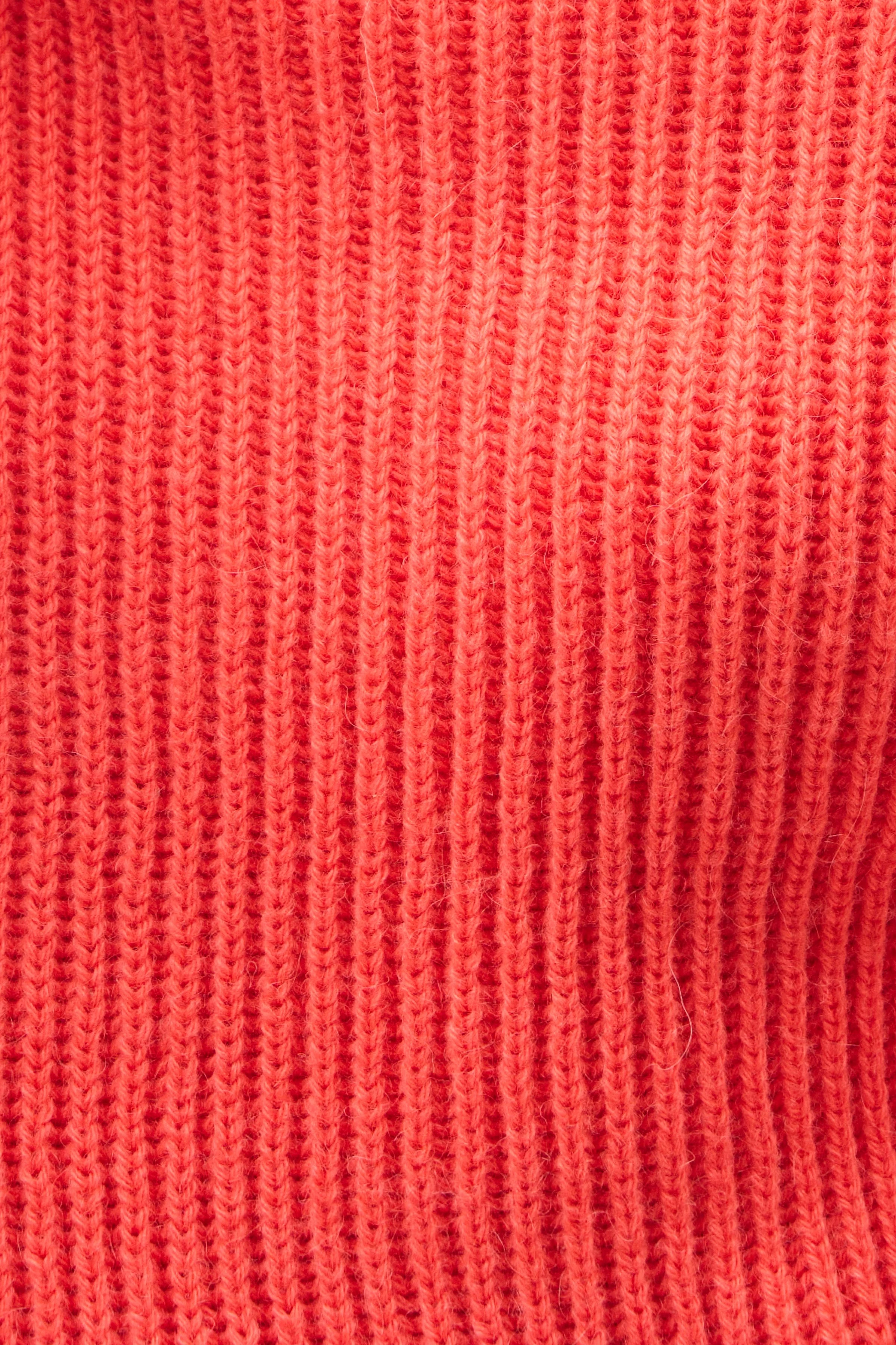 ARWEN - Coltrui van alpacawolmix - dames - oranje - Detailansicht am Model