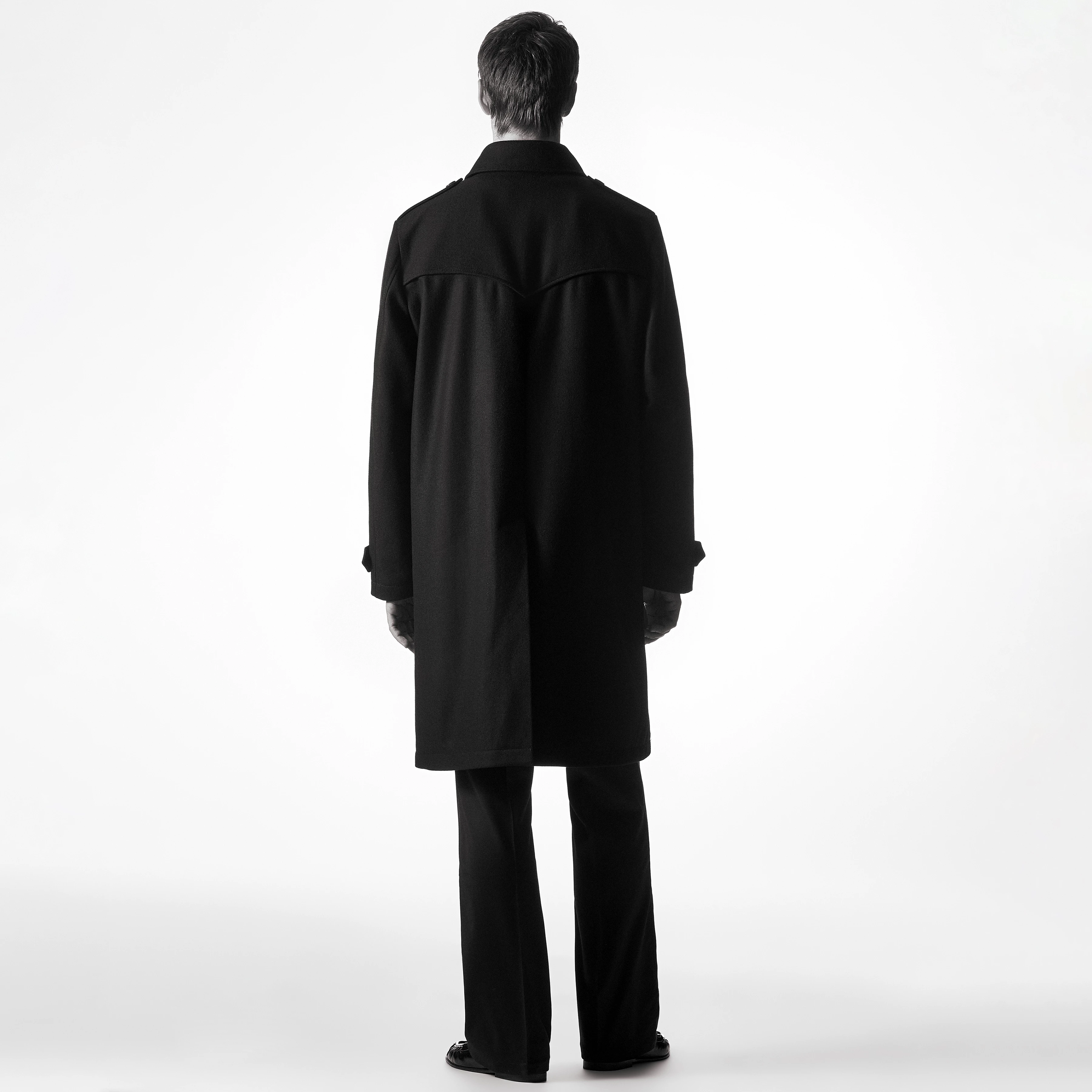 DRYOXFORD - Pure wool coat - men - black - Rückansicht