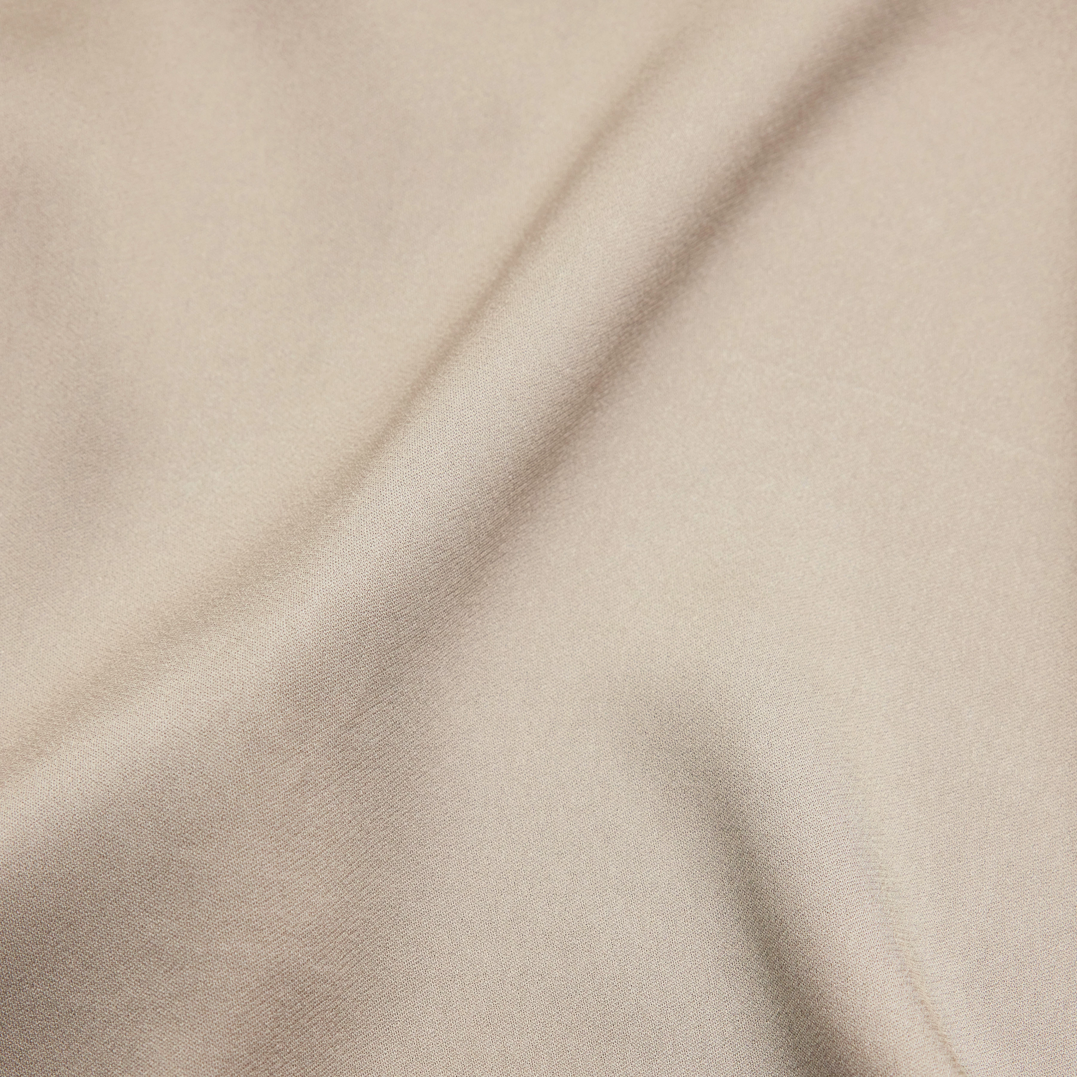 ALARIA_1 - Shirt blouse with stand-up collar in satin - women - brown - Materialbild (B2C)