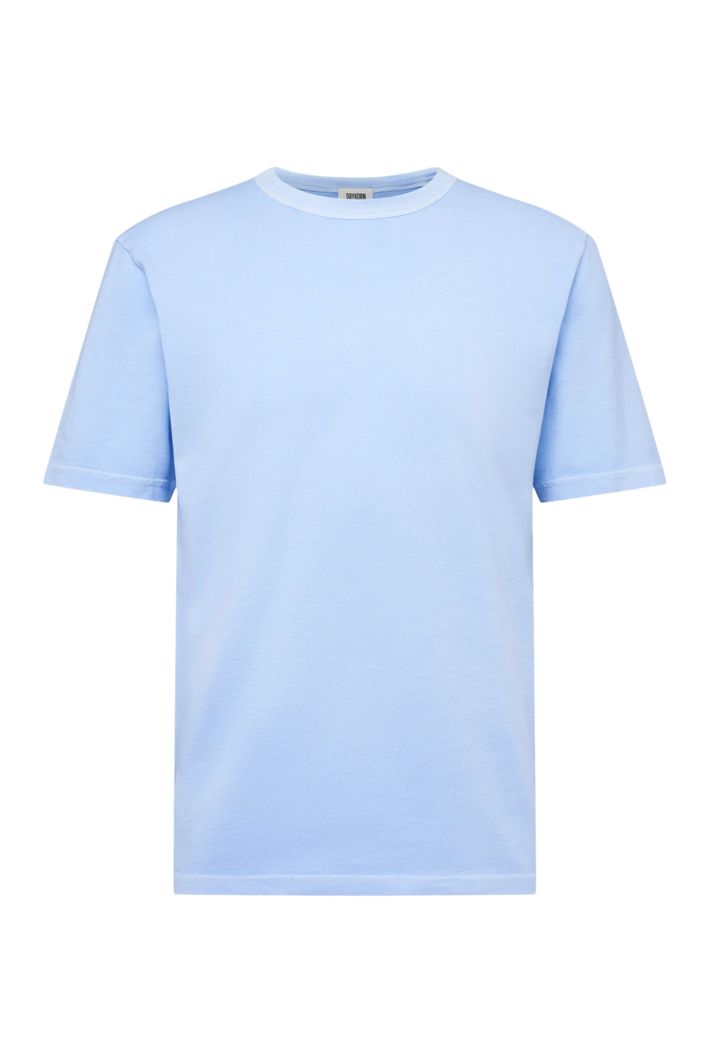 JULIENO - Slim Fit T-shirt in lightweight cotton jersey - men - blue - Freisteller Frontansicht