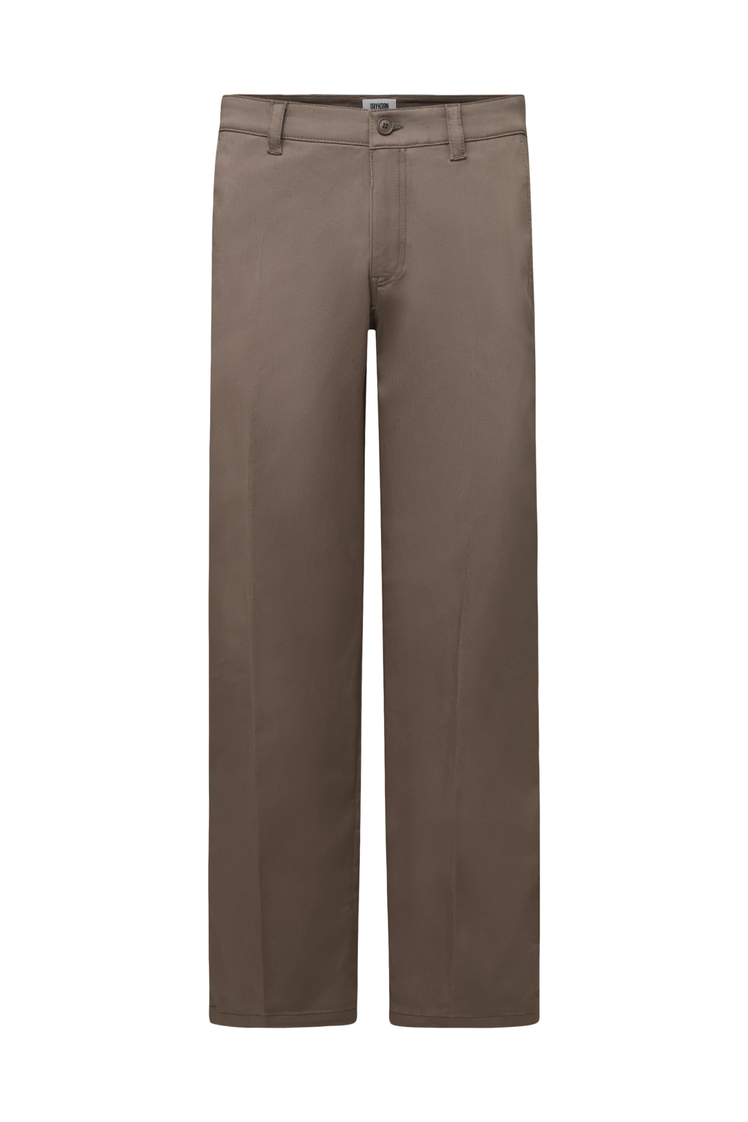 TAVIC - Modern chinos in cotton gabardine - men - brown - Freisteller Frontansicht